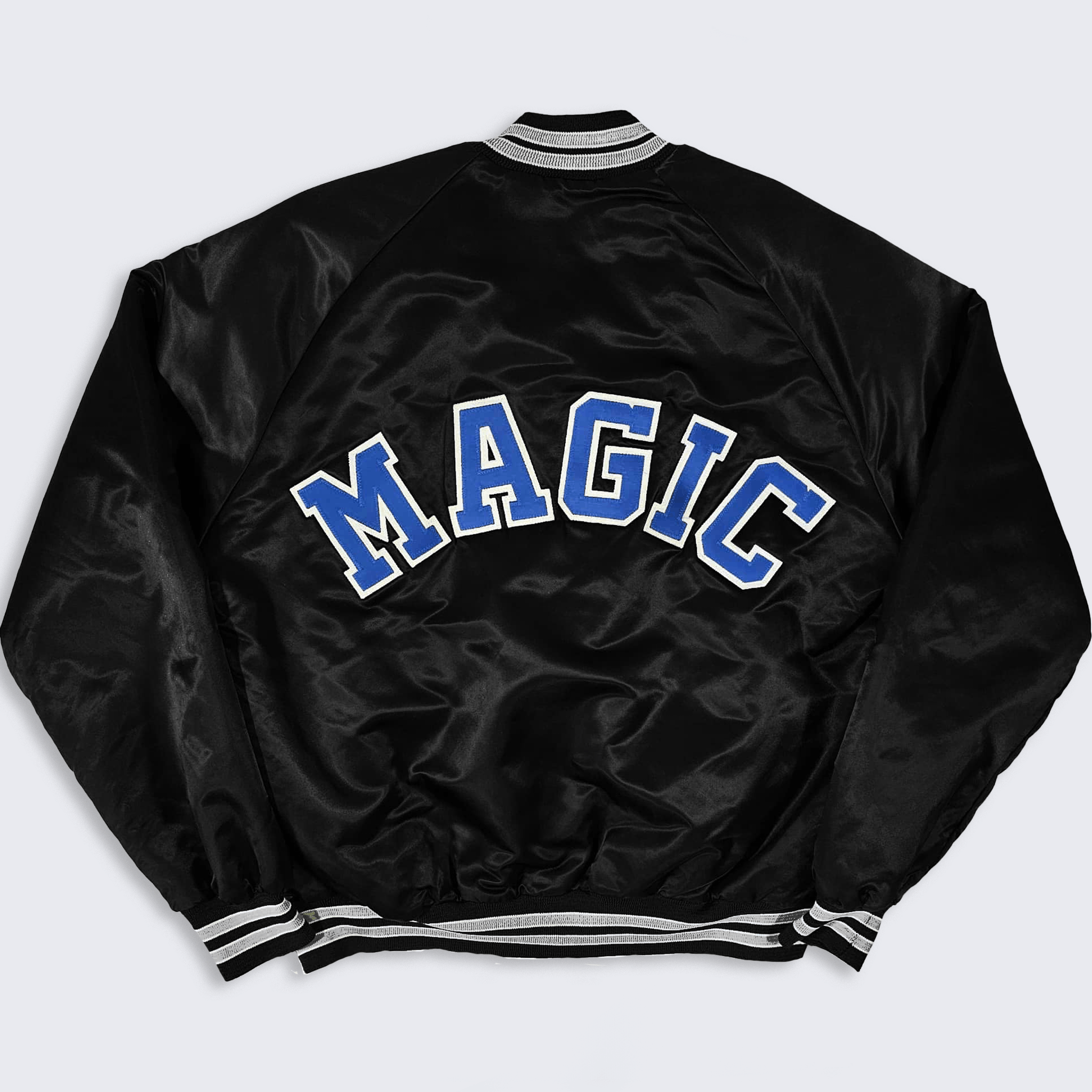 NBA Orlando Magic Vintage 90s Chalk Line Satin Bomber Jacket Size US L / EU 52-54 / 3 - 1 Thumbnail