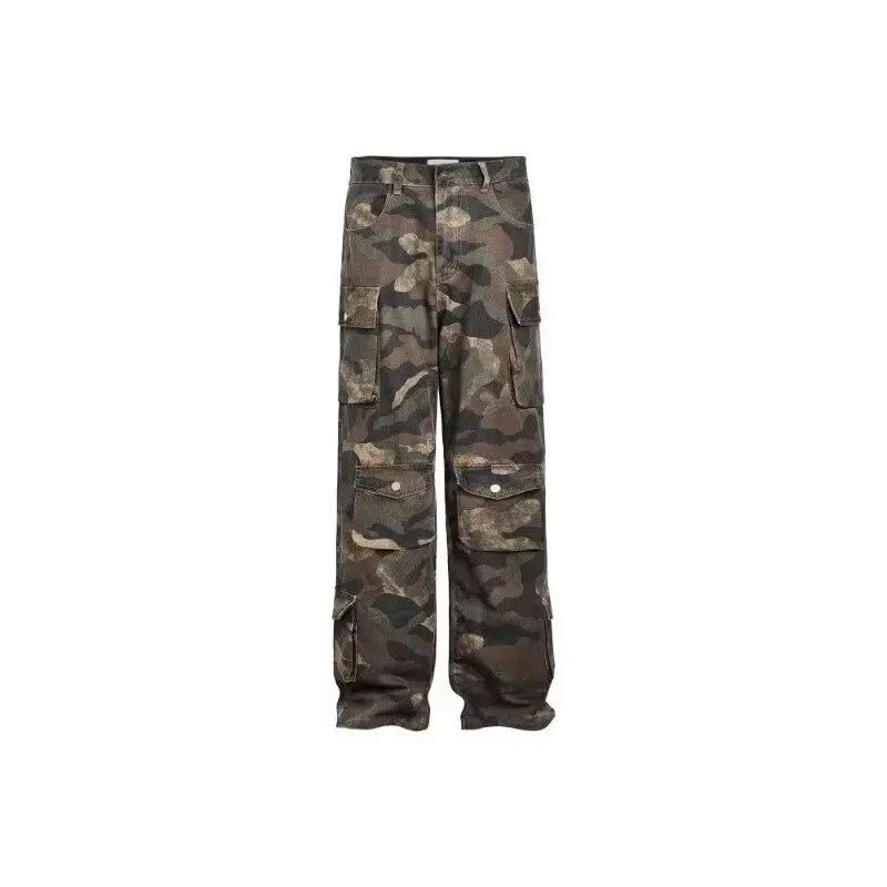 Japanese Brand × Jean Retro camouflage loose pocket jeans Size US 32 / EU 48 - 5 Thumbnail