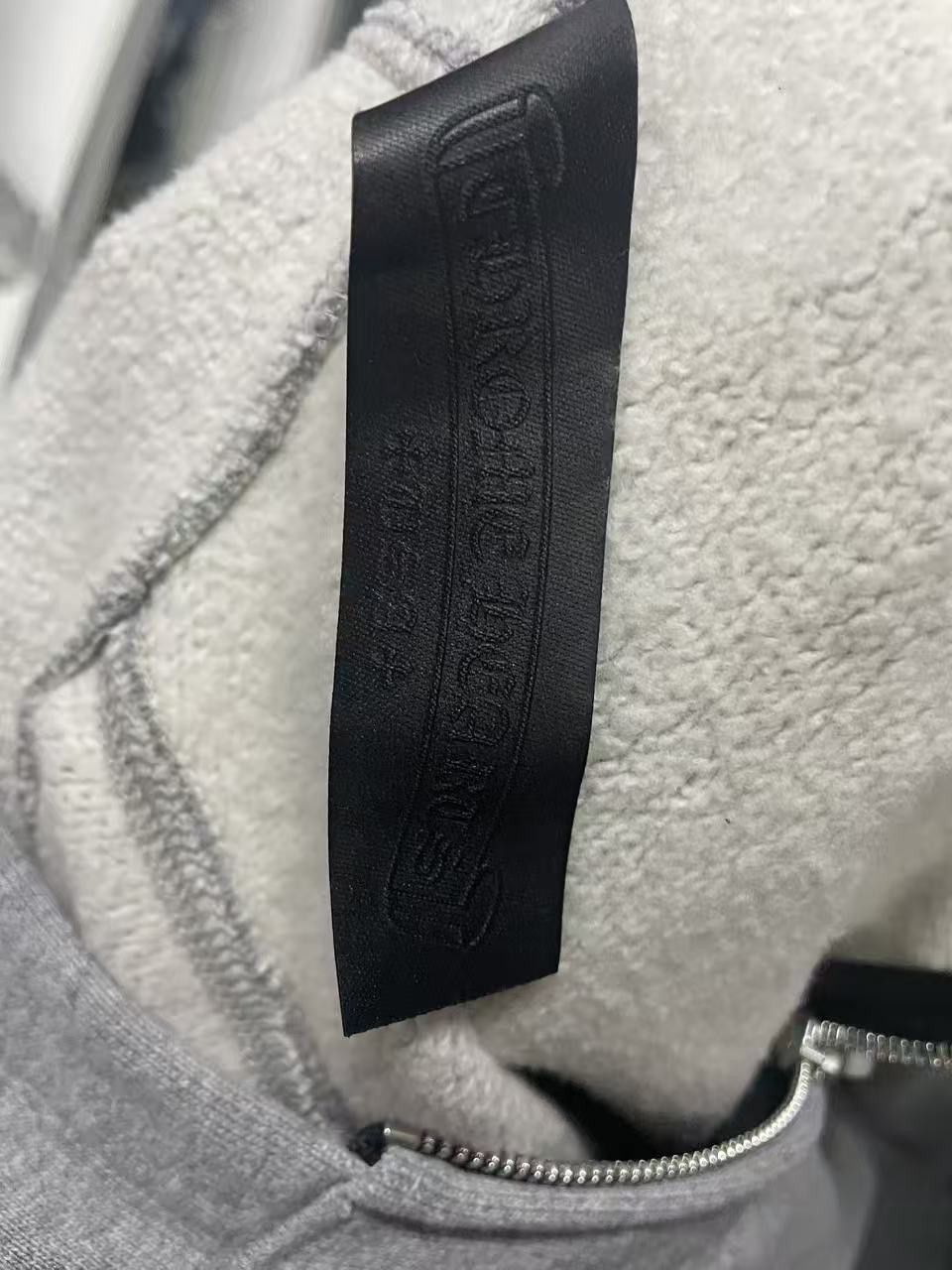 Chrome Hearts Chrome Hearts Triple Cross Gray Zip Up Hoodie Size M / US 6-8 / IT 42-44 - 5 Thumbnail