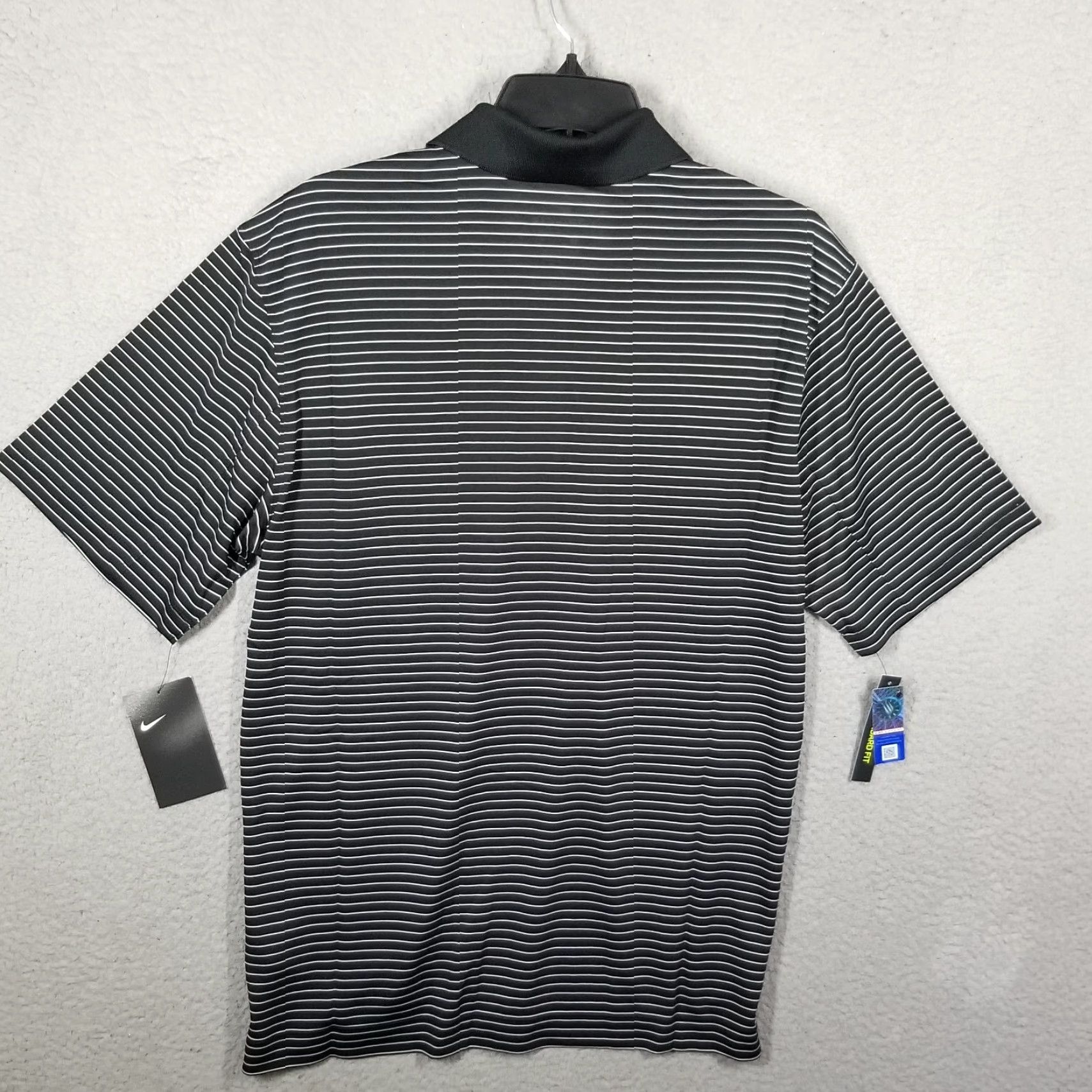 Nike VINTAGE Nike Oklahoma State Cowboys Polo Shirt Black White Striped Adult Small Dri-FIT Mens Size US S / EU 44-46 / 1 - 2 Thumbnail