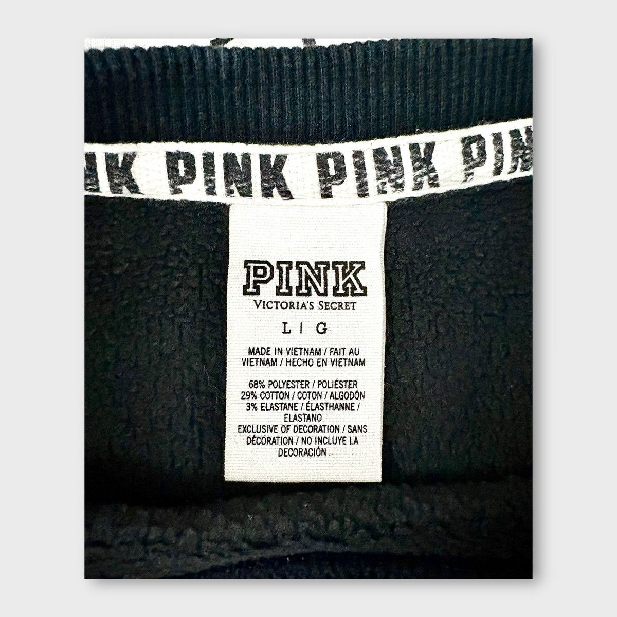 Pink Pink by Victoria Secret Women’s Pullover Sweatshirt Sz L Size L / US 10 / IT 46 - 13 Thumbnail