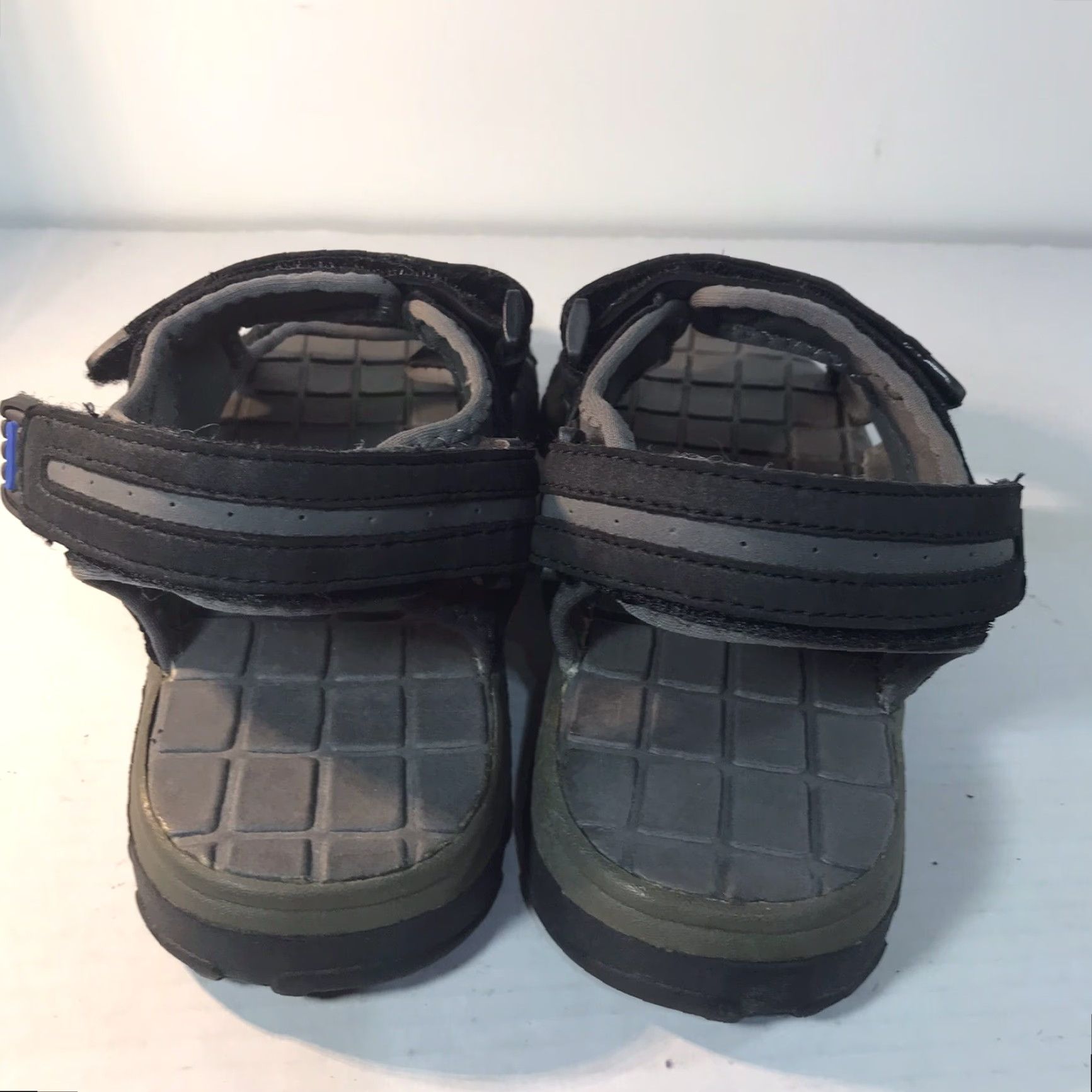 Vintage VINTAGE Ozark Trail Men's Outdoor Sandals Slip-On Size 12 Black Synthetic Arch Support Water Resistant Size ONE SIZE - 3 Thumbnail