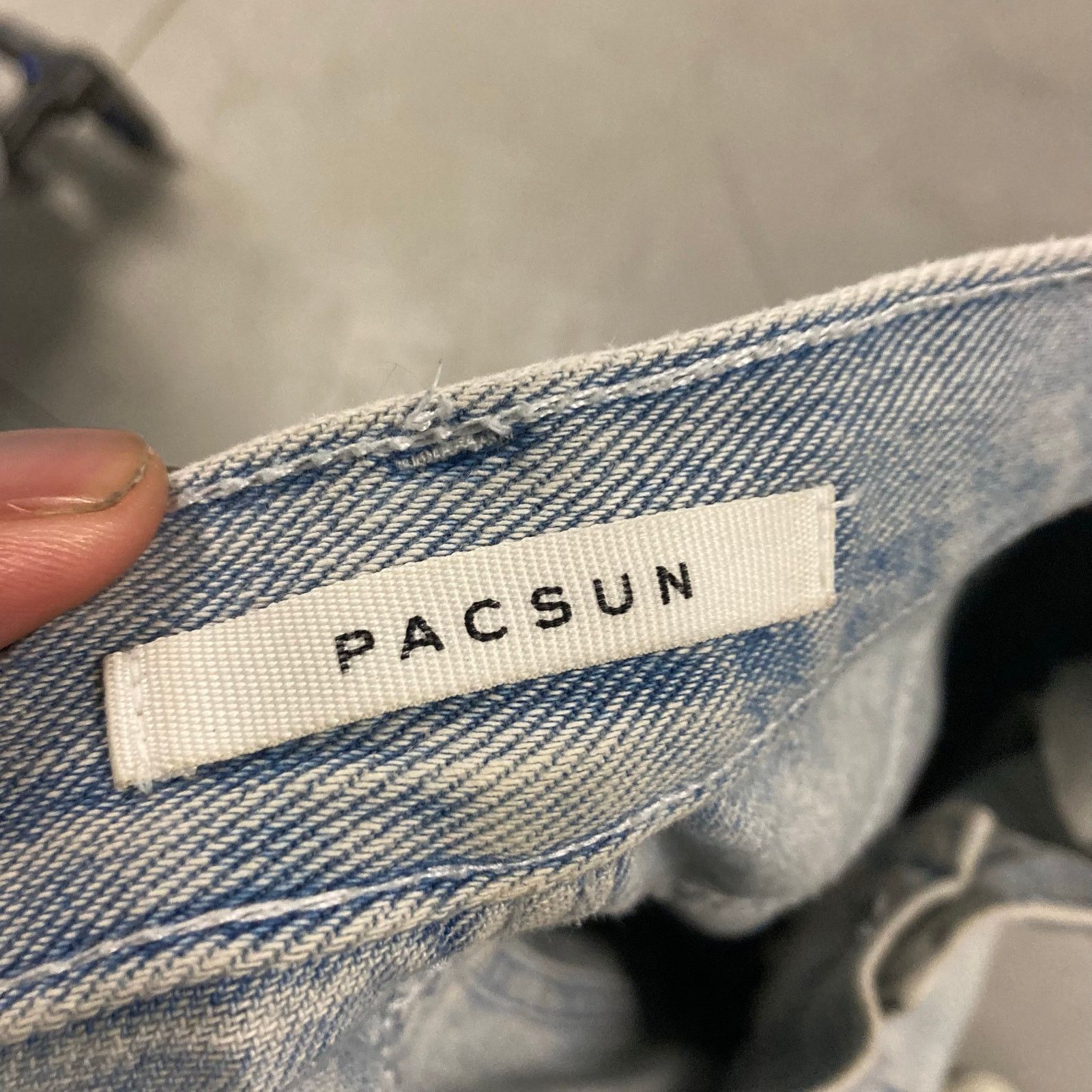 Vintage Baggy y2k Pacsun Cargo Pants 27x32 Size US 27 - 4 Thumbnail