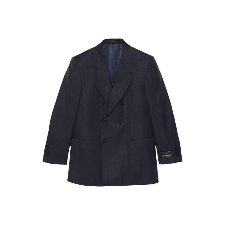 Gucci Gucci SS23 Striped Wool Blazer for Men Size US M / EU 48-50 / 2 - 1 Thumbnail