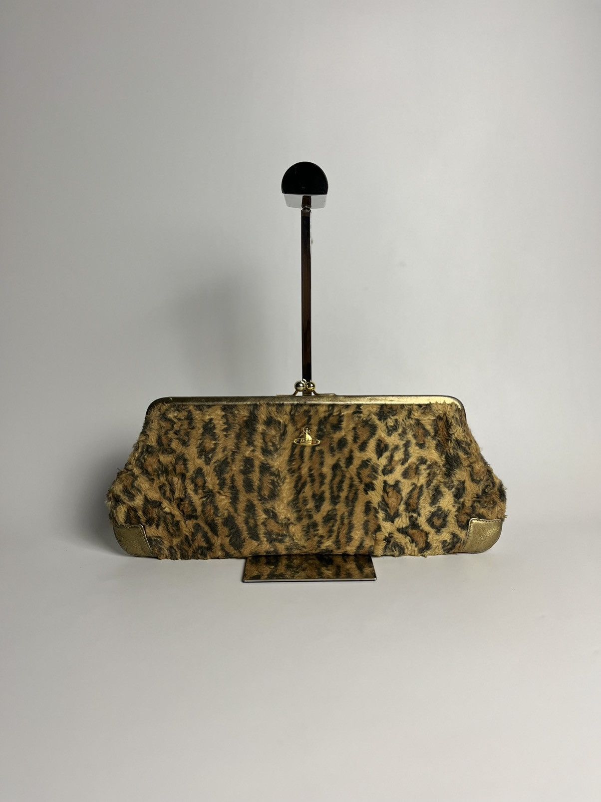 Vivienne Westwood Vivienne Westwood Faux Fur Leopard Long Clutch Bag Size ONE SIZE - 1 Thumbnail