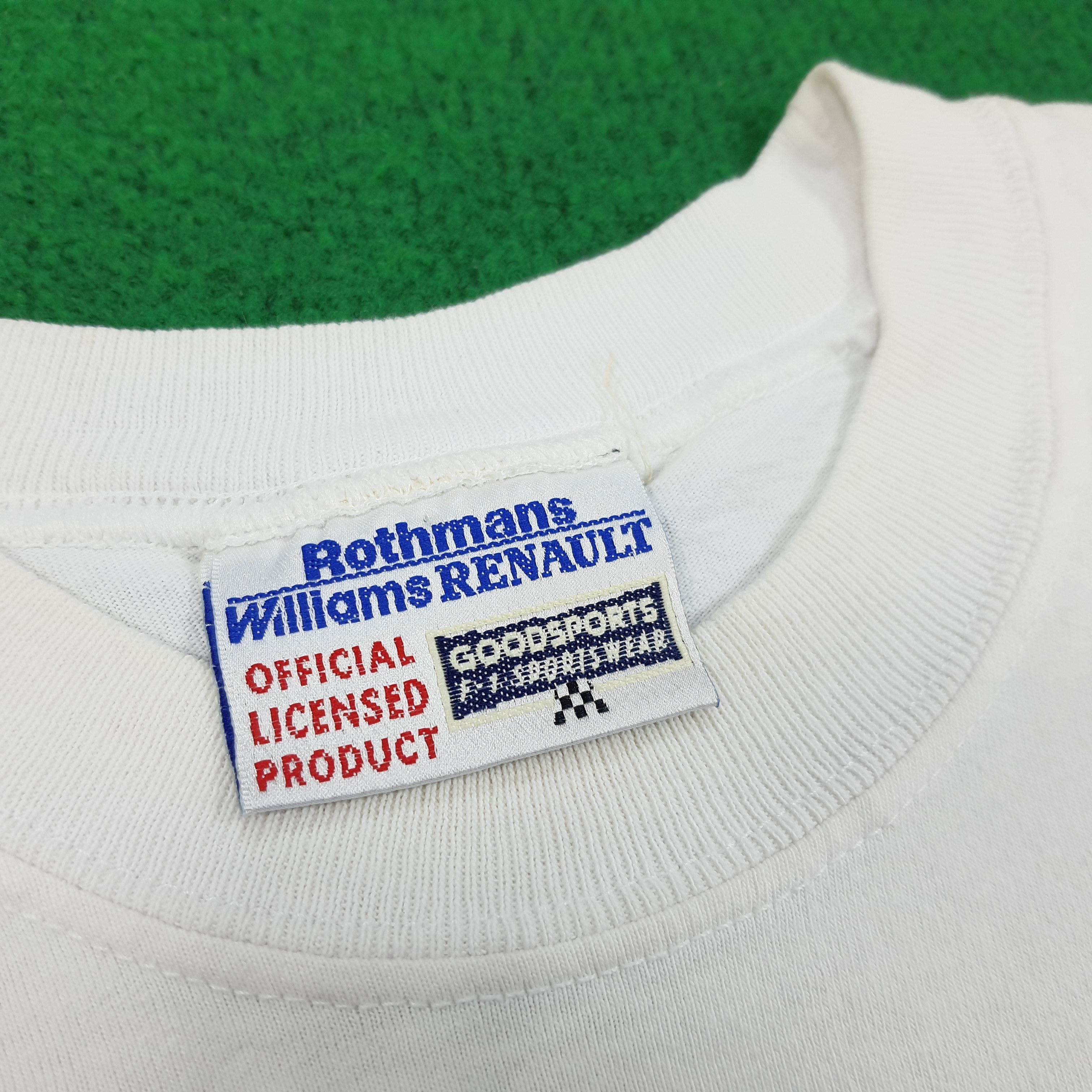 Vintage Vintage Rothman William Renault F1 Motorsports Racing Tshirt Size US M / EU 48-50 / 2 - 5 Thumbnail