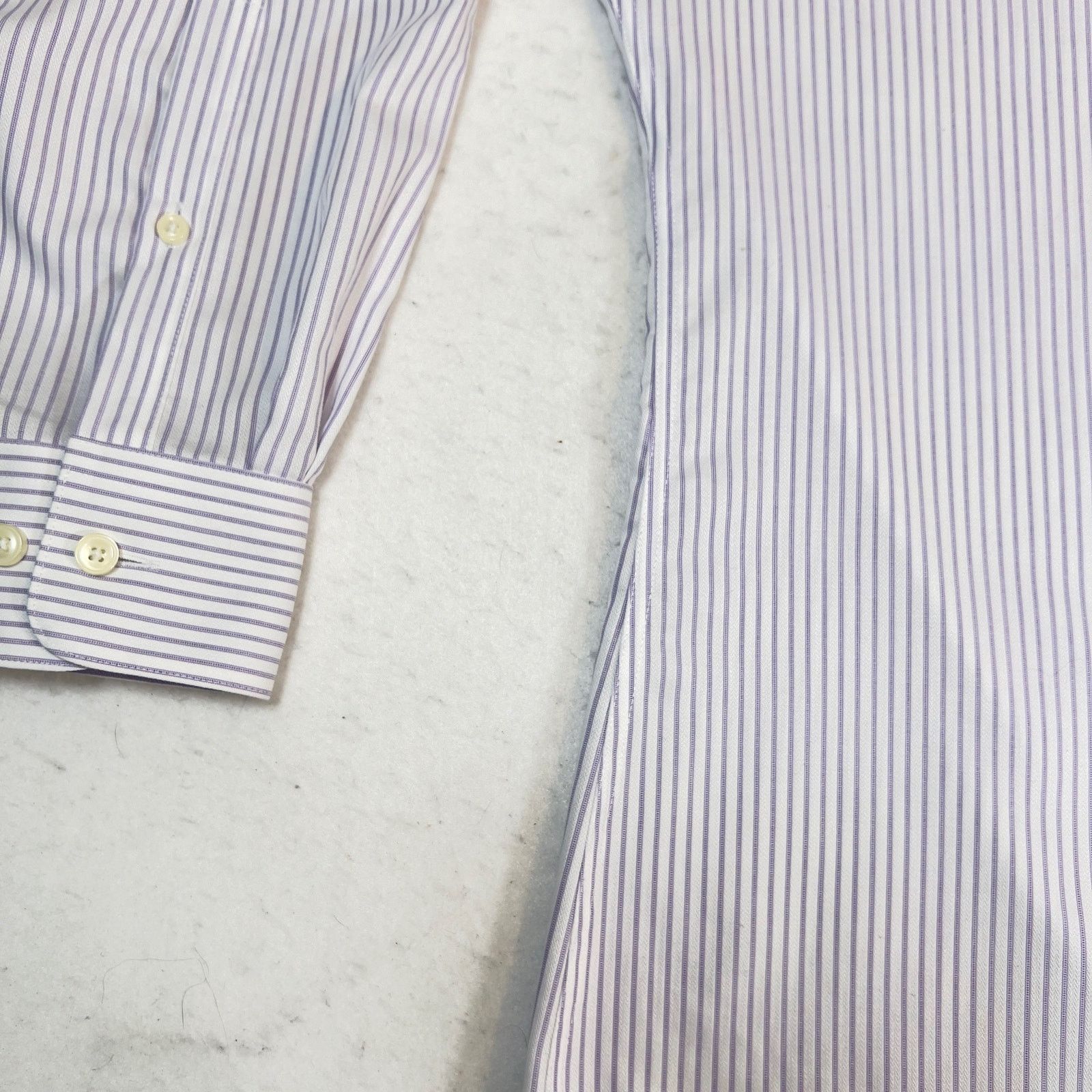 Other Jhane Barnes Button Dress Shirt Men's 18 34/35 Slim Fit Size US L / EU 52-54 / 3 - 2 Thumbnail