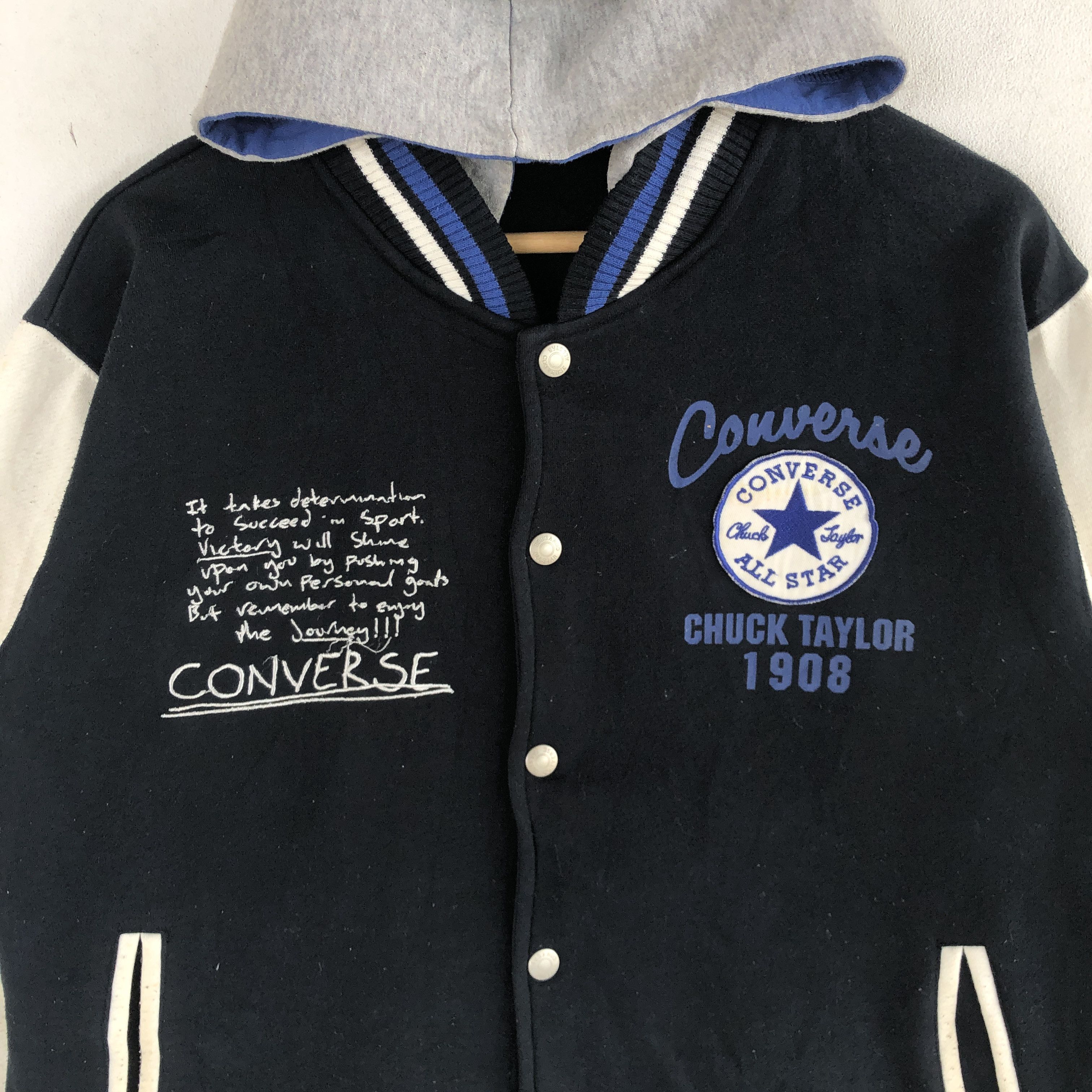 Japanese Brand × Vintage Vintage Converse Hoodie Varsity Sweater Sweatshirt Size US M / EU 48-50 / 2 - 4 Thumbnail