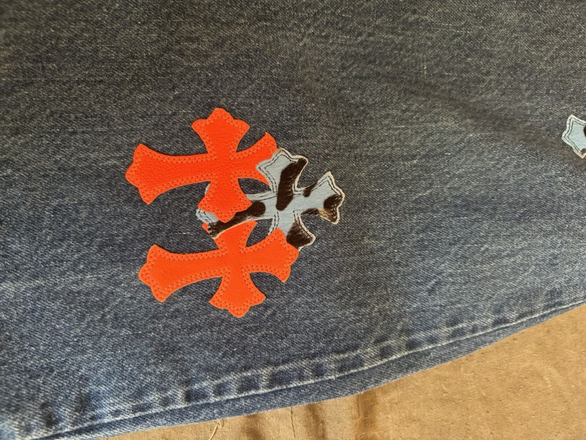 Chrome Hearts × Levi's Chrome Hearts Levi’s Cross Patch Jeans Size US 33 - 17 Thumbnail