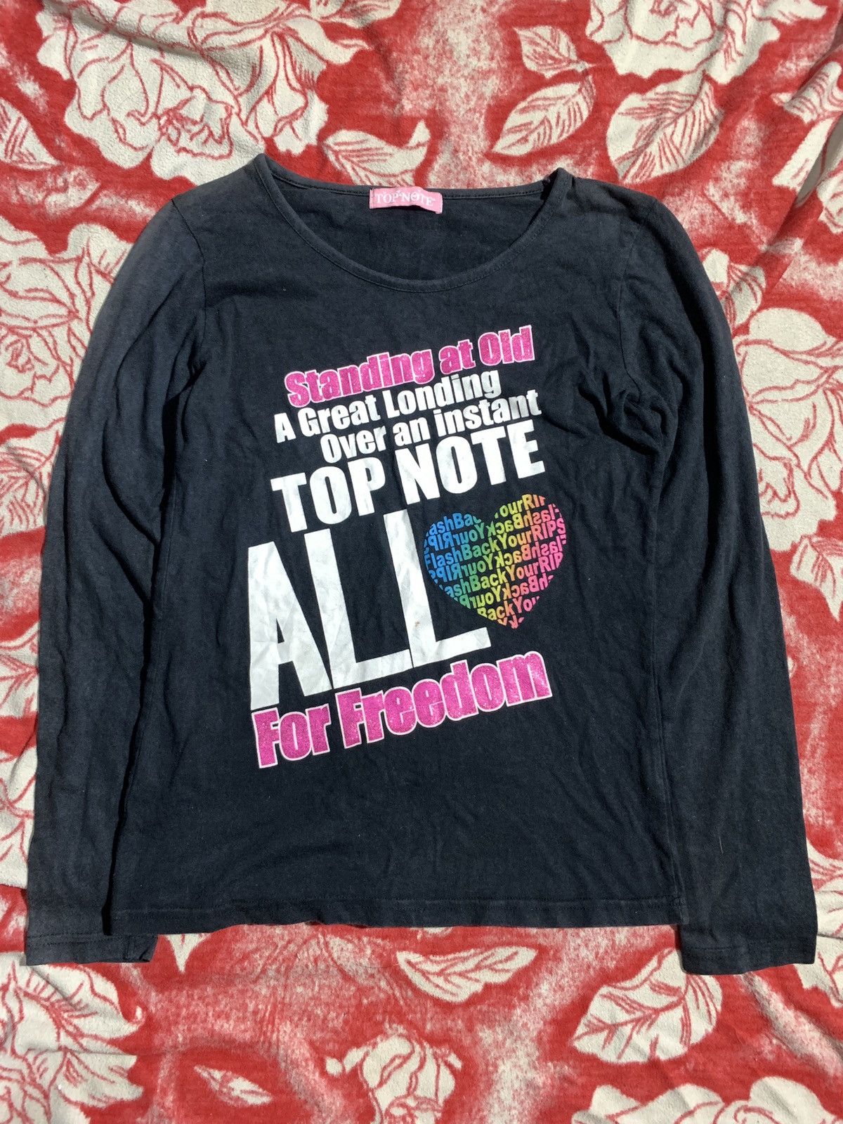 Beauty Beast × If Six Was Nine × Japanese Brand long sleeve t-shirt top note all for freedom if six style Size US S / EU 44-46 / 1 - 1 Thumbnail
