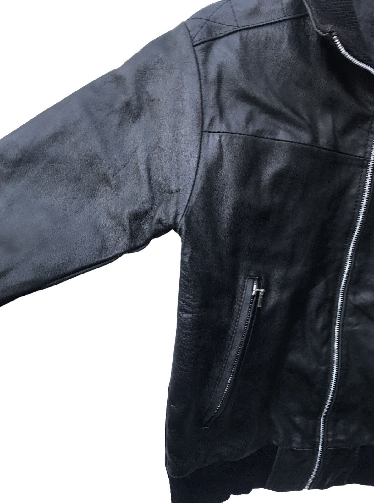 Japanese Brand Japan Designer Shimokitazawa Ringo Leather Jacket Size US S / EU 44-46 / 1 - 5 Thumbnail