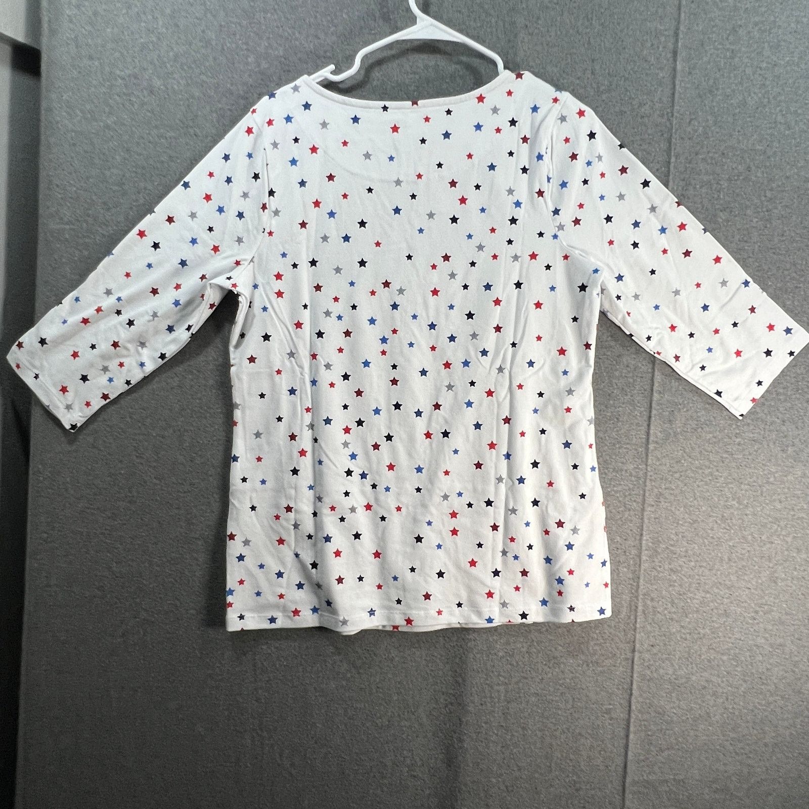 Denim & Co. Denim & Co. Printed Perfect Jersey Boat Neck 3/4 Size S / US 4 / IT 40 - 2 Thumbnail