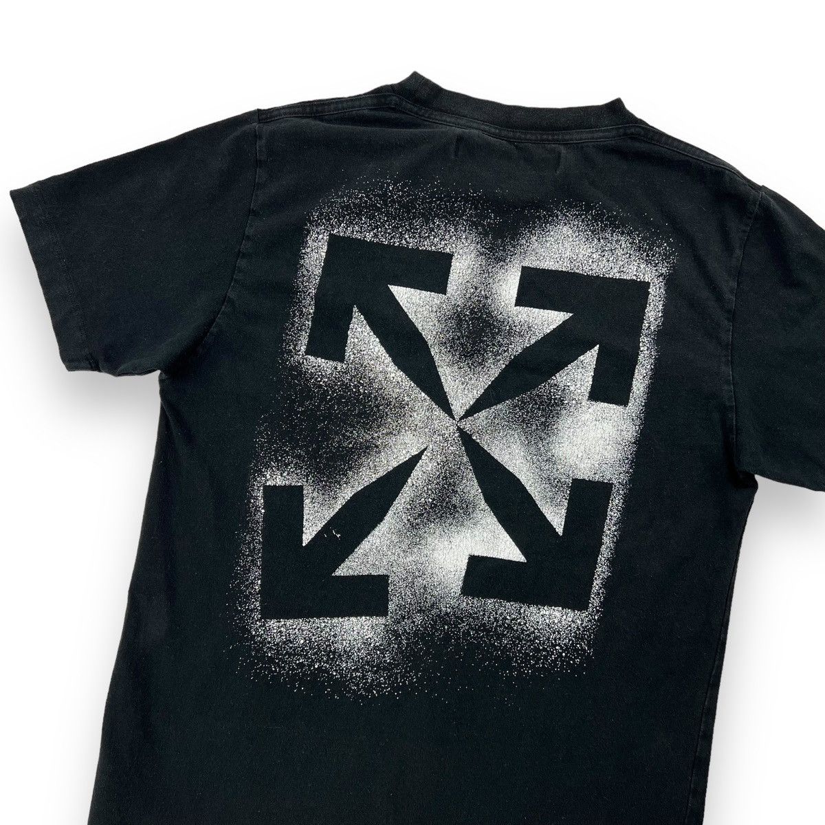 Off-White Off-White Stencil Arrows Black T Shirt Size US S / EU 44-46 / 1 - 1 Thumbnail