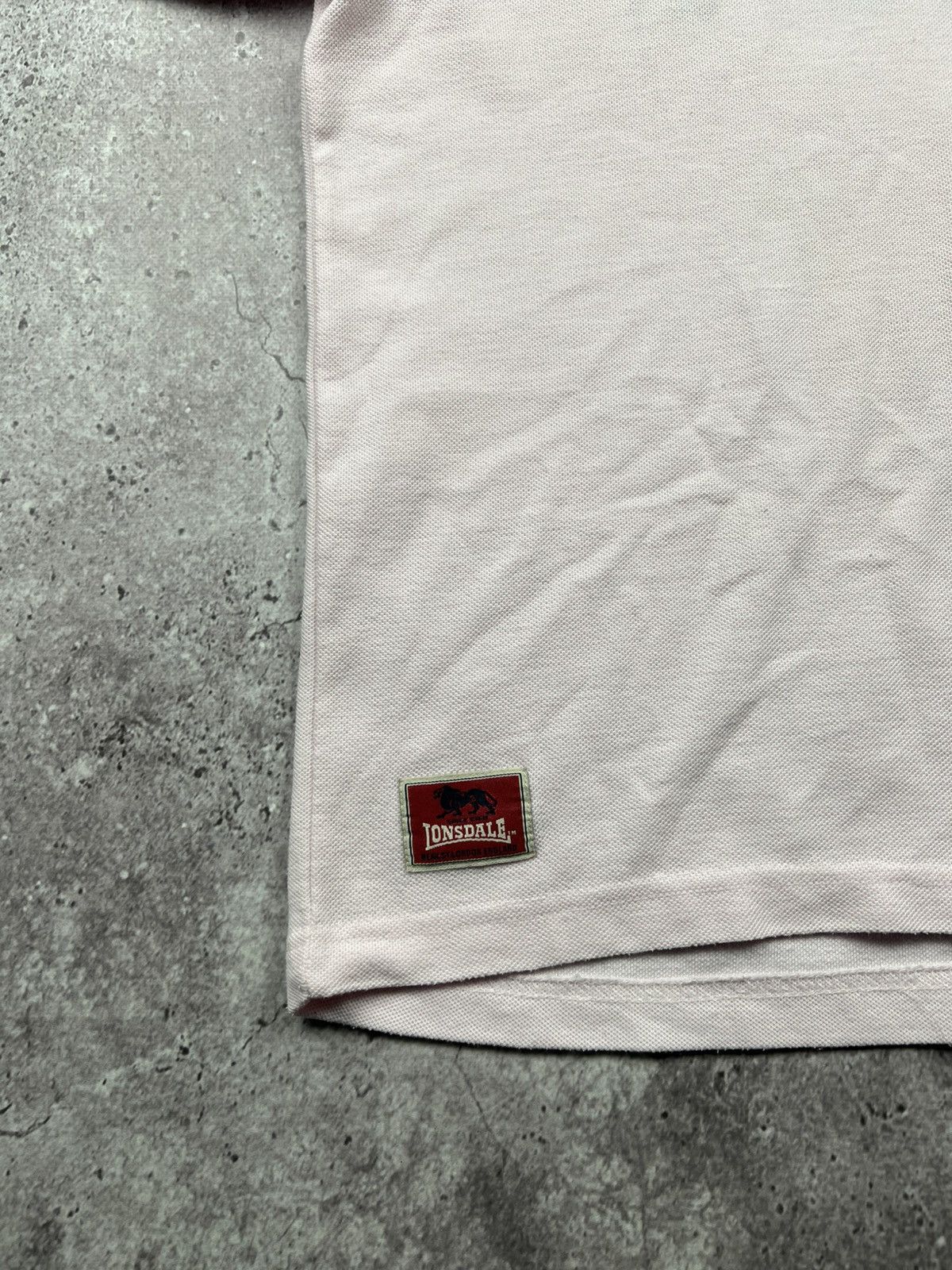 Lonsdale Mens Vintage Lonsdale Big Logo Polo T Shirt Old Money Casual Size US L / EU 52-54 / 3 - 6 Thumbnail