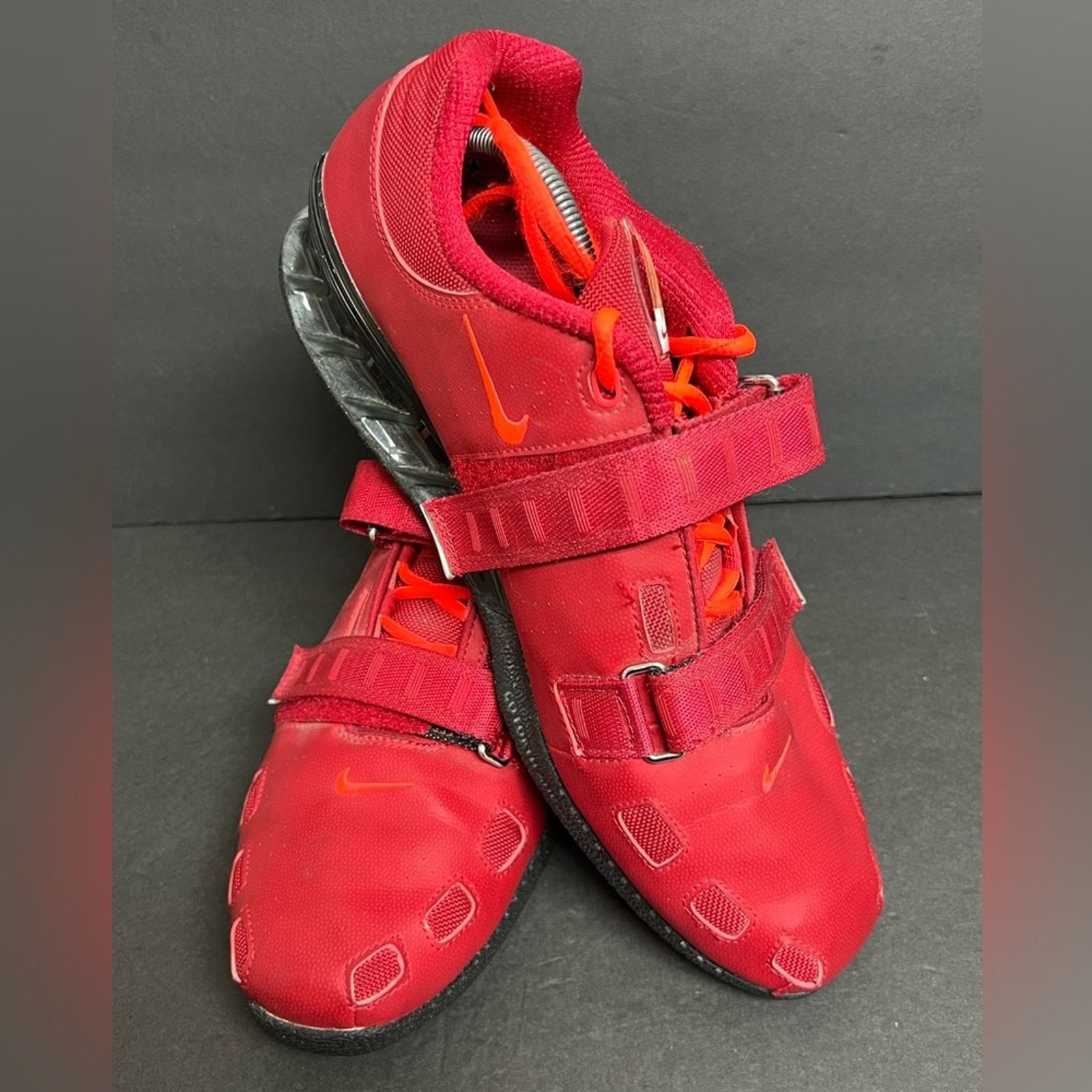 Nike Nike Romaleos 2 Red Black Weightlifting Shoes SAMPLE RARE Size US 14 / EU 47 - 2 Thumbnail