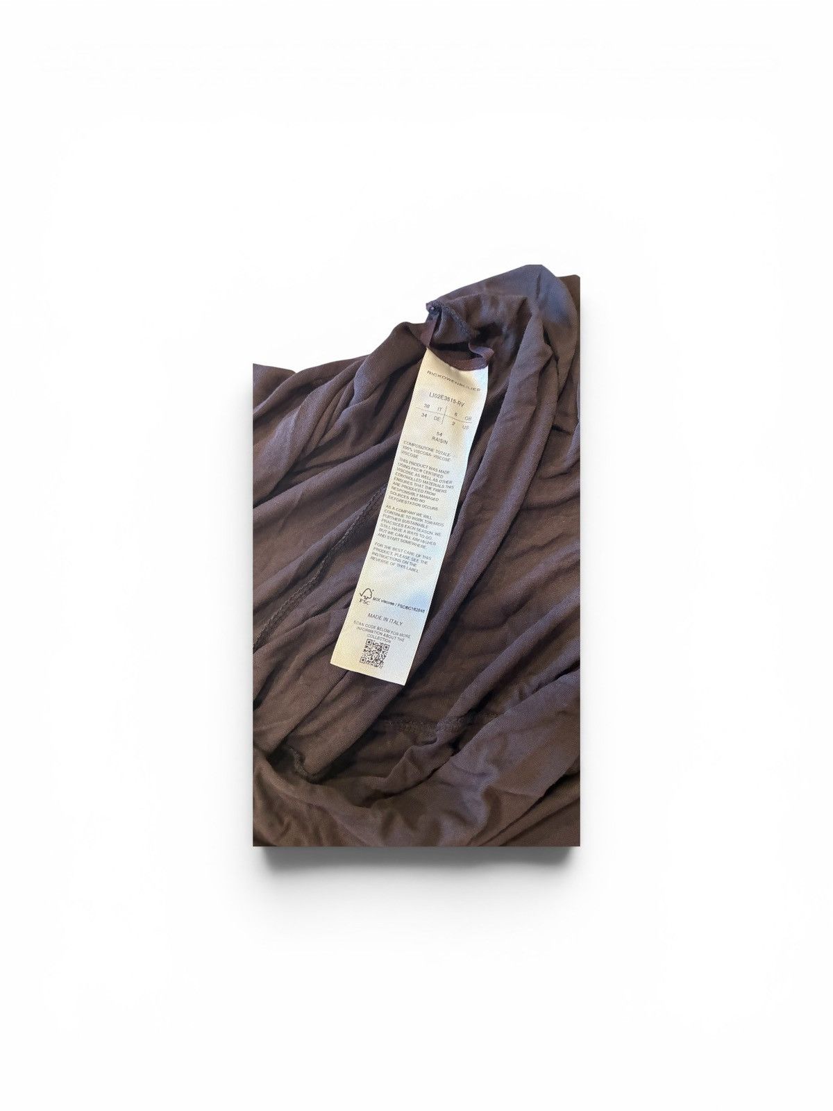 Rick Owens Lilies Rick Owens Lilies Lilith Gown in Raisin Size 2 Made in Italy Size S / US 4 / IT 40 - 9 Thumbnail