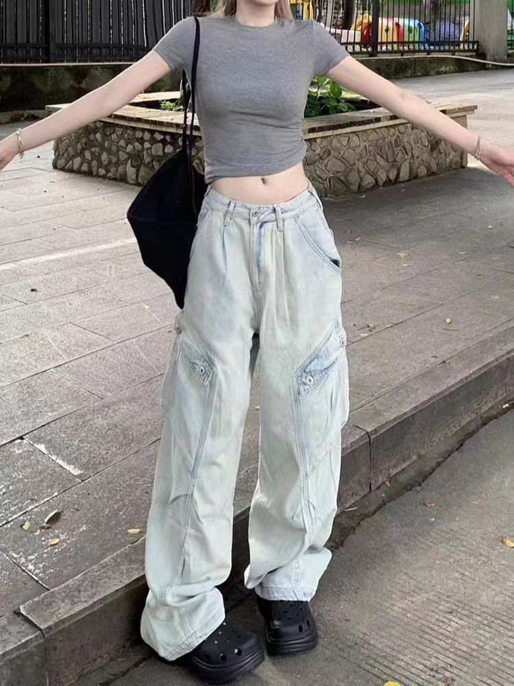 Japanese Brand × Jean Loose wide leg workwear jeans Size US 30 / EU 46 - 3 Thumbnail
