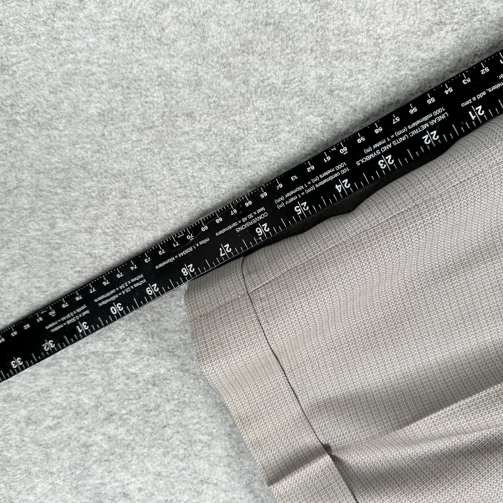 Zanella Zanella Austin Dress Pants Mens 35x28 Gray Check Pleated Cuffed Made In Italy Size US 35 - 4 Thumbnail