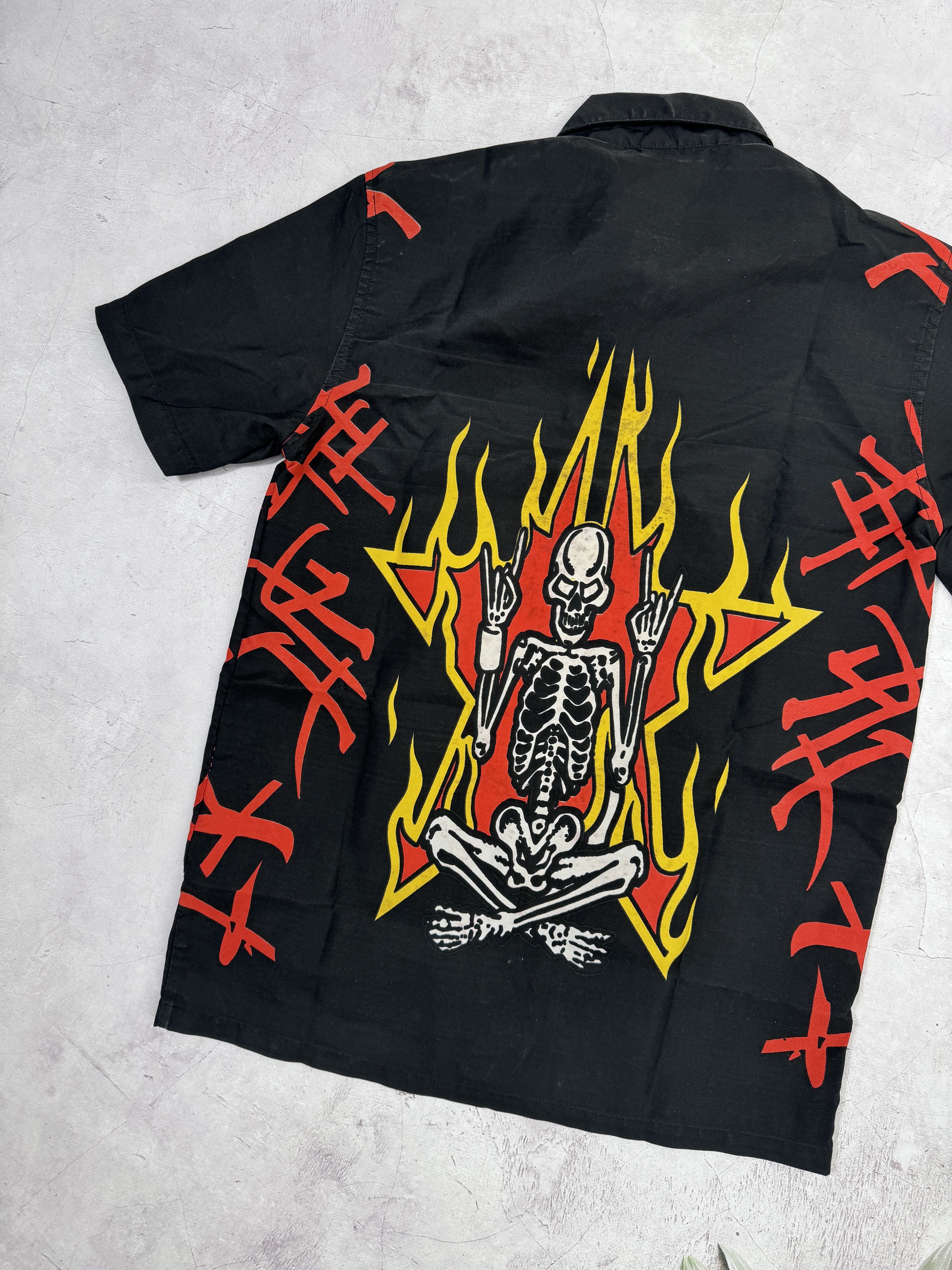 Vintage Vintage Skull Hell Crazy Shirt Size US S / EU 44-46 / 1 - 6 Thumbnail