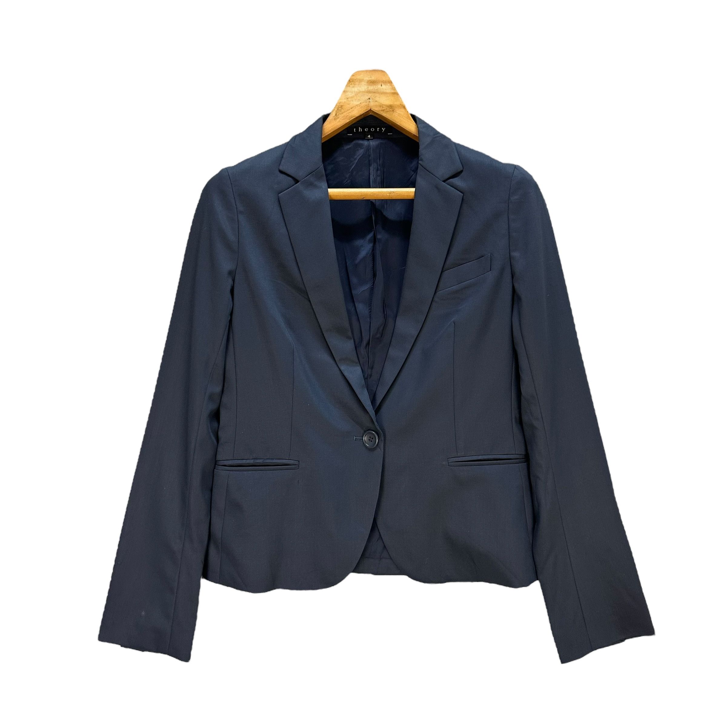 Theory THEORY Single Button Blazer Japan Suit Jacket #A70-1715 Size S / US 4 / IT 40 - 1 Thumbnail