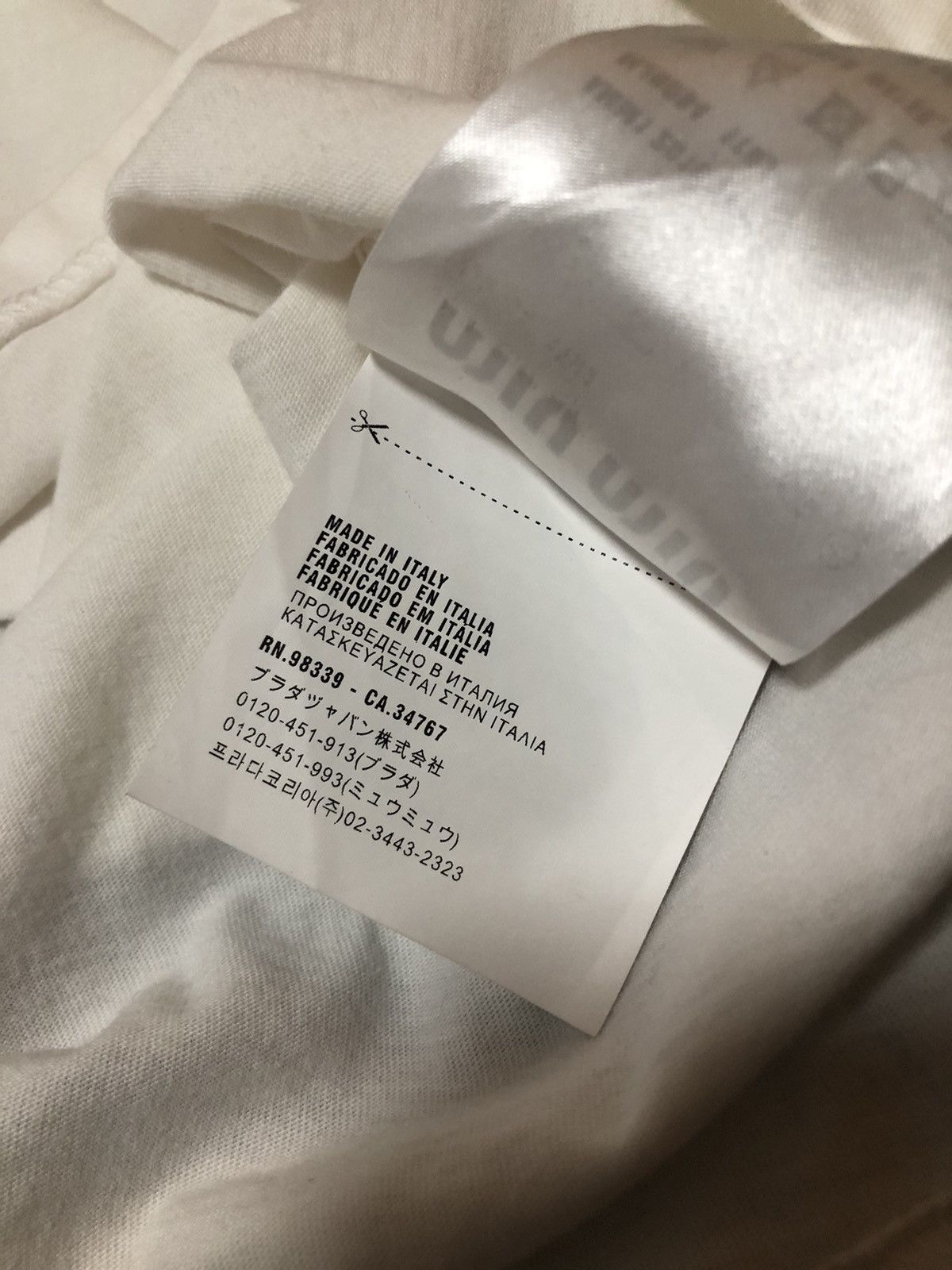 Miu Miu Miu Miu tee Size XS / US 0-2 / IT 36-38 - 5 Thumbnail