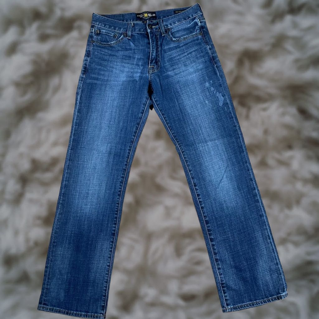 Lucky Brand Lucky Brand Jeans Mens 30Wx32L 361 Vintage Straight Fit Stretch Blue Denim Pants Size US 30 / EU 46 - 1 Thumbnail