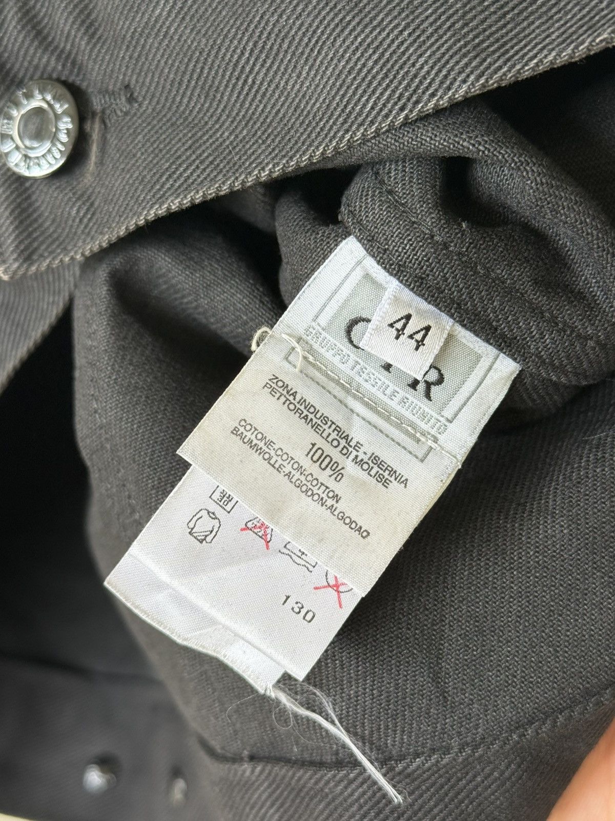 Helmut Lang VERY RARE 1997 Helmut Lang Unionjack rubber paint denim vest Size US S / EU 44-46 / 1 - 5 Thumbnail