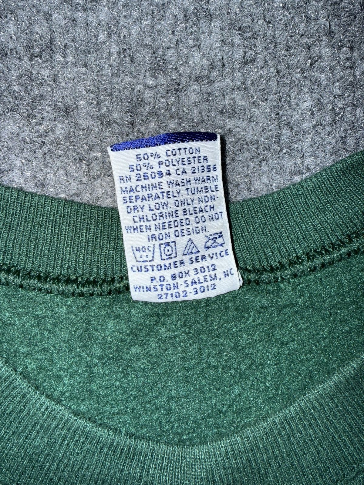 Champion Vintage Champion Forest Green Crewneck Sweatshirt Spell Out Size US XL / EU 56 / 4 - 5 Thumbnail