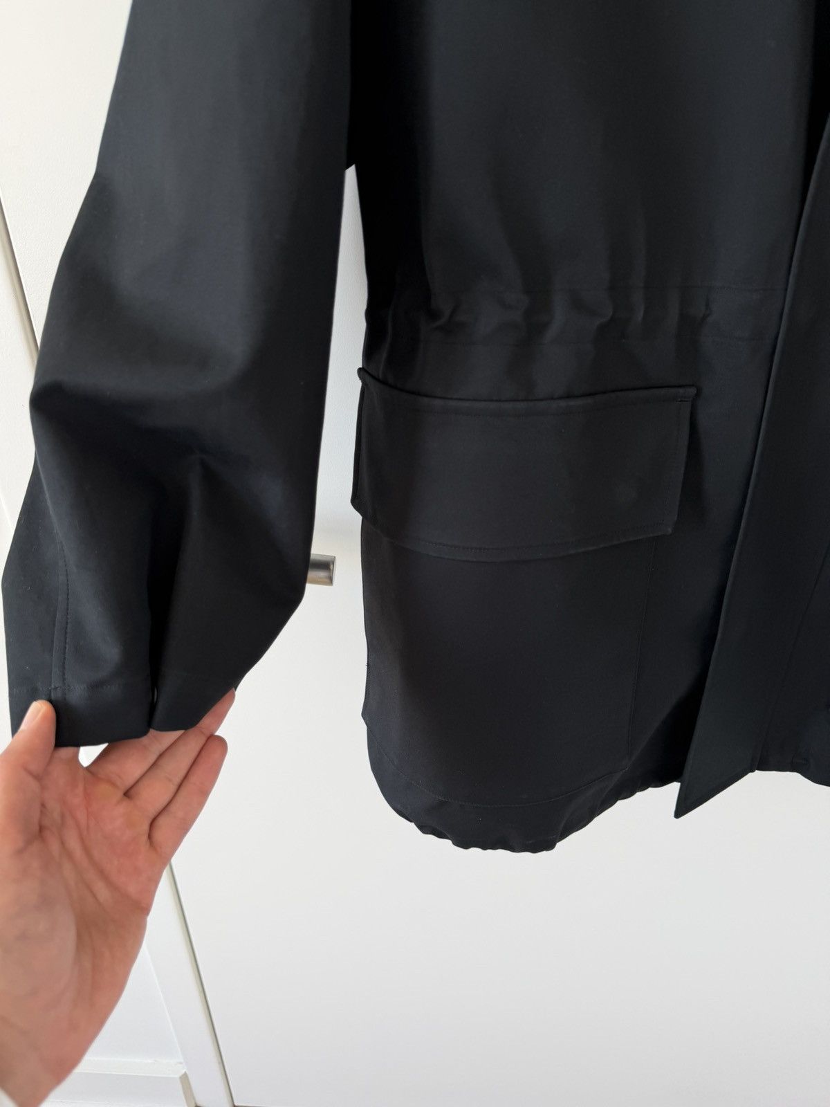 Auralee Auralee Navy Rain Coat High Density Gabardine Blouson $1425 Size US M / EU 48-50 / 2 - 3 Thumbnail