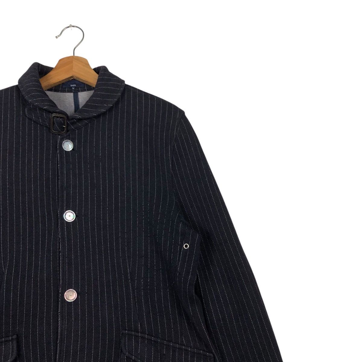 Japanese Brand SHIPS Archive Pinstripe Work Jacket Japanese Utility Cut Size US L / EU 52-54 / 3 - 7 Thumbnail