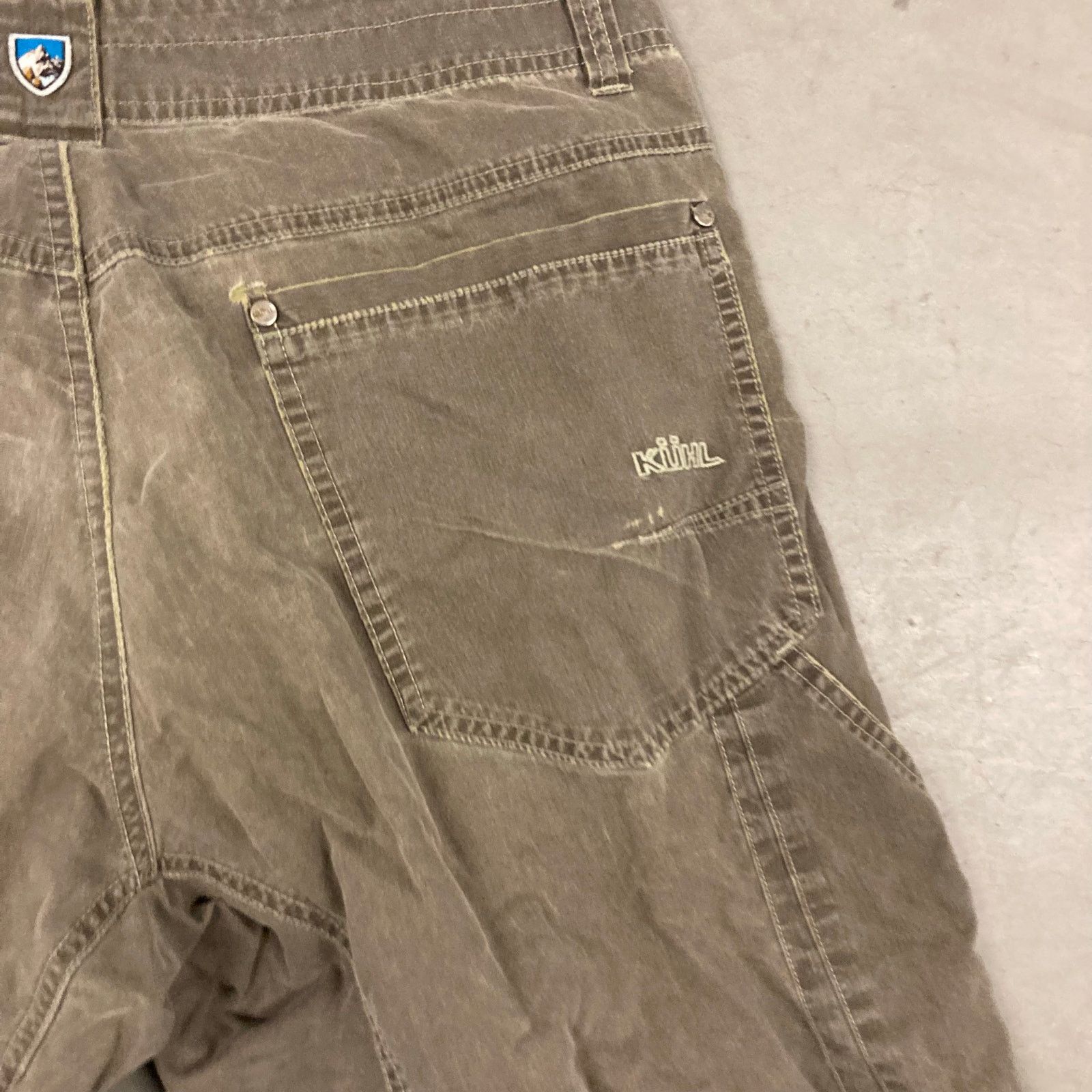 Kuhl × Vintage vintage baggy kuhl double knee cargo pants 34x30 Size US 34 / EU 50 - 6 Thumbnail