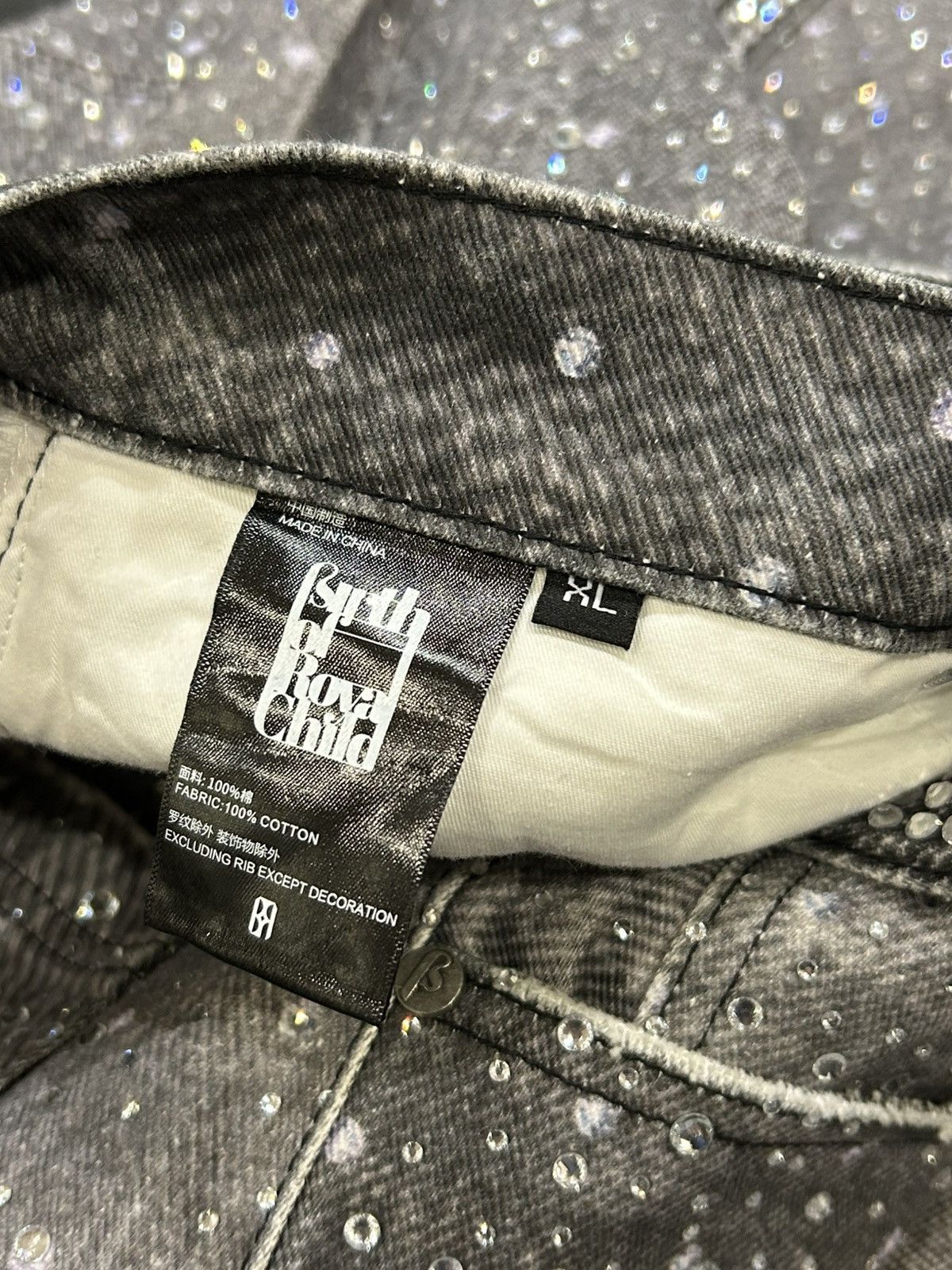 Birth of Royal Child Birth Of A Royal Child Rhinestone Denim Size US 36 / EU 52 - 3 Thumbnail