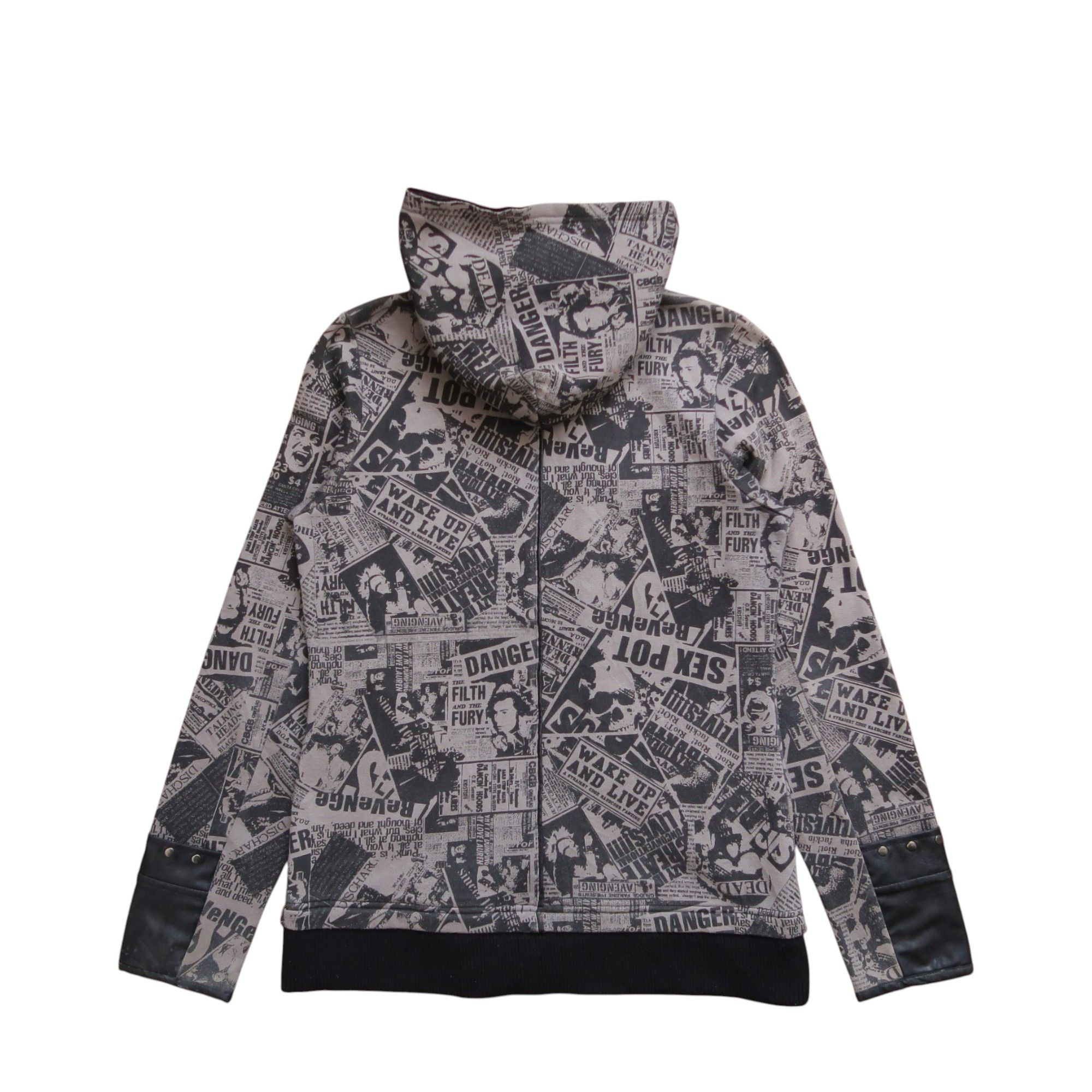 Sex Pot ReVeNGe 1990s Sex Pot Revenge Asymmetrical Hoodie Zip Size US M / EU 48-50 / 2 - 2 Thumbnail
