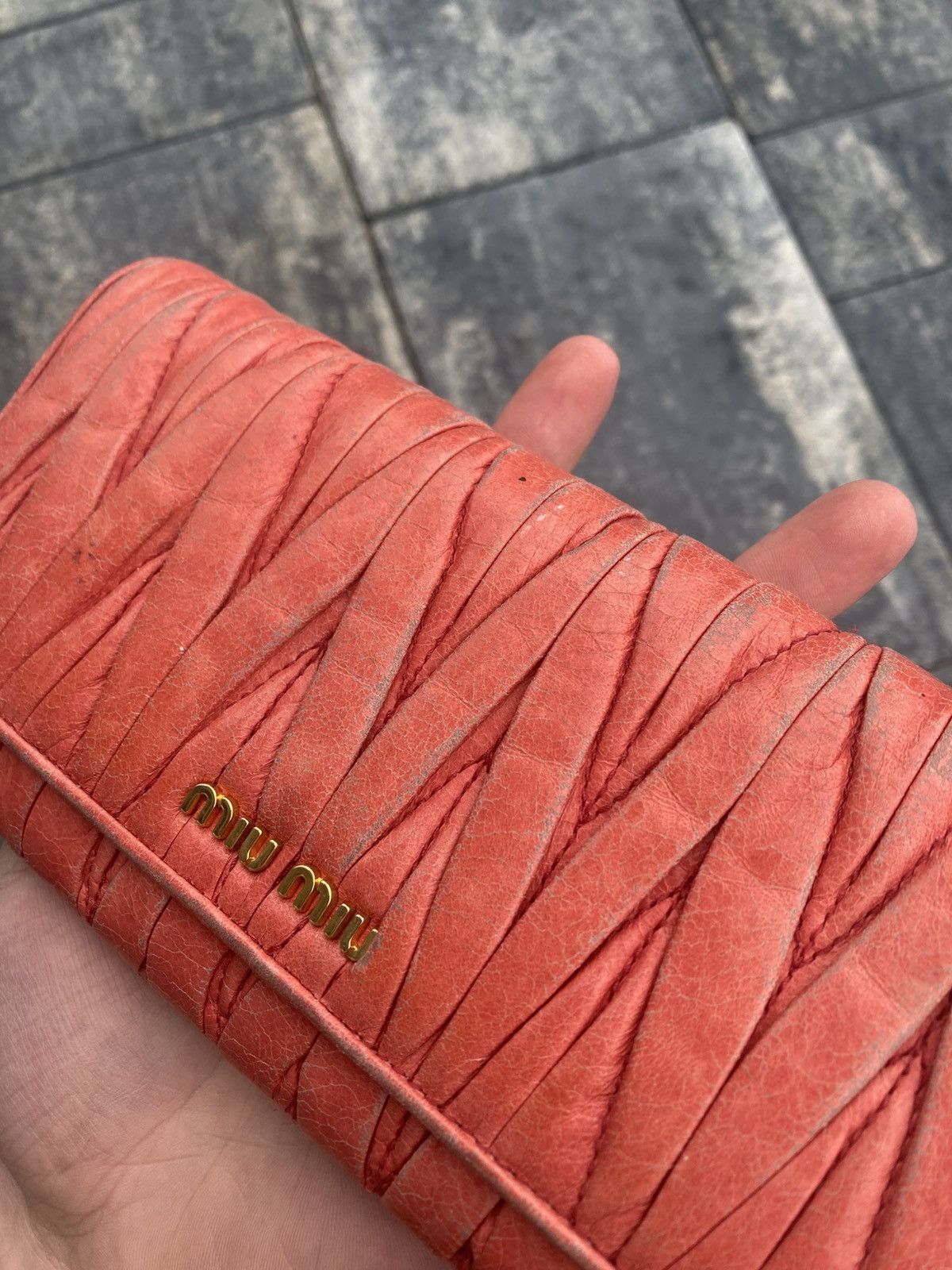 Miu Miu Vintage Miu Miu Matelasse Pink Wallet Luxury Retro Size ONE SIZE - 2 Thumbnail