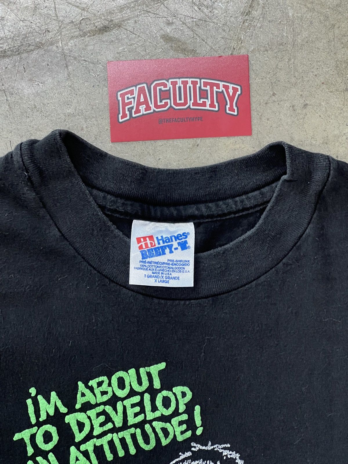 Band Tees Vintage 90s About to Develop an Attitude Cartoon Dog Tee XL Size US XL / EU 56 / 4 - 3 Thumbnail