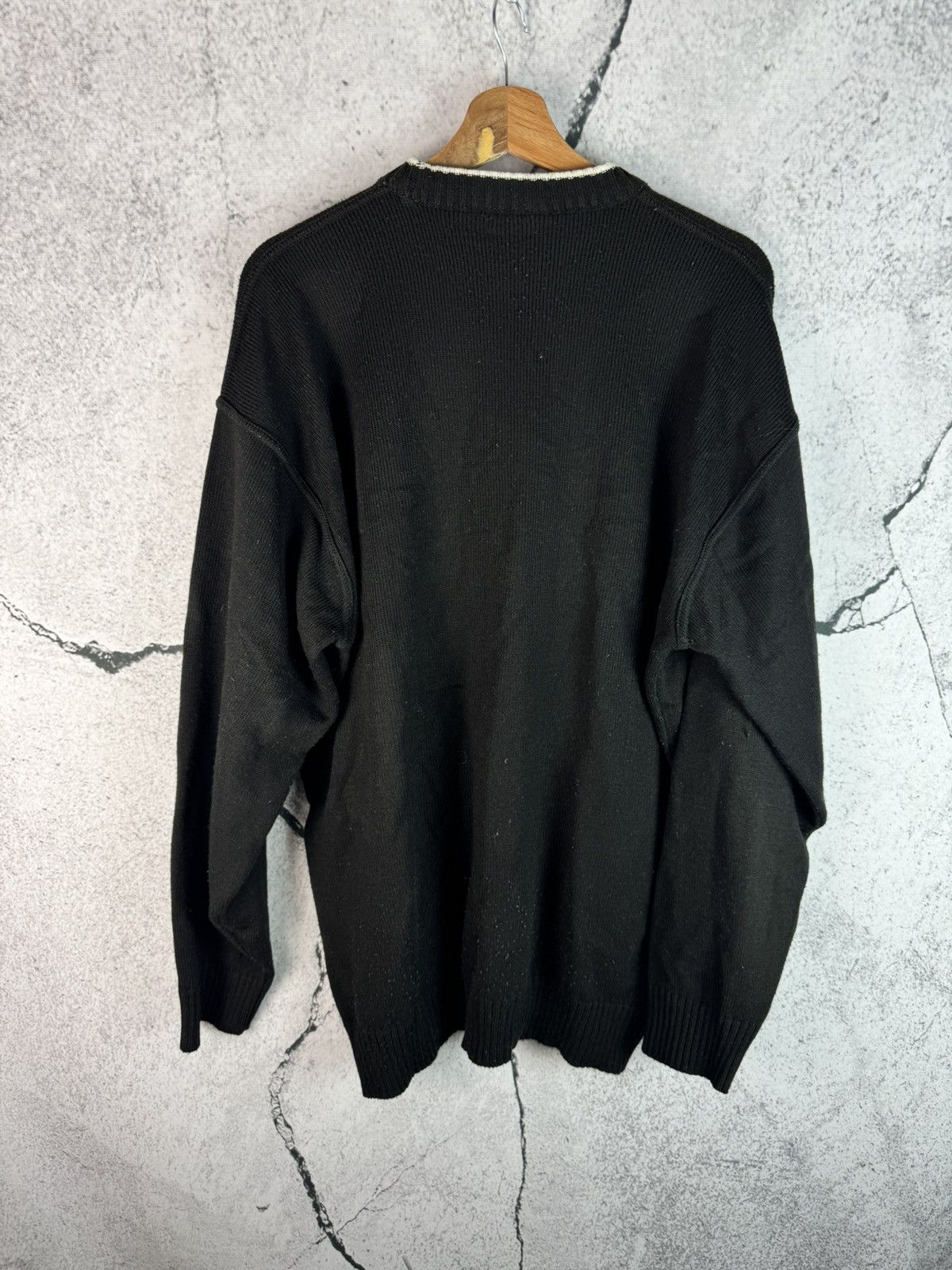Diesel Vintage Diesel Sweater Knit Big Logo Avantgarde Acrylic Y2K Size US XL / EU 56 / 4 - 2 Thumbnail