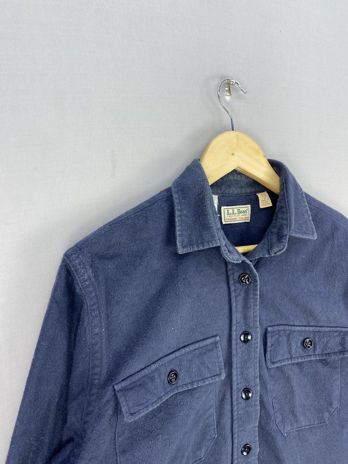 L.L. Bean Vintage 80’s L.L. Bean Flannel Shirt Button Up Size US S / EU 44-46 / 1 - 2 Thumbnail