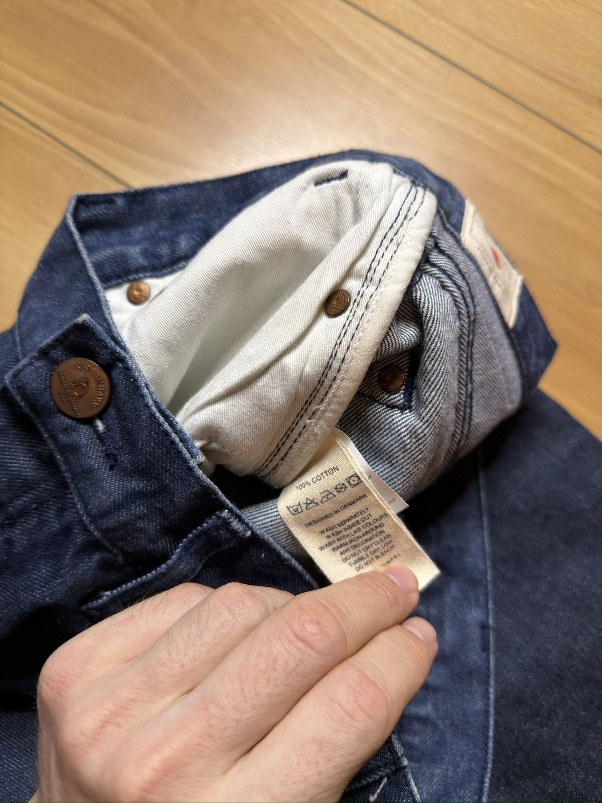 Han Kjobenhavn Han Kjobenhavn selvage denim jeans pants Size US 32 / EU 48 - 15 Thumbnail