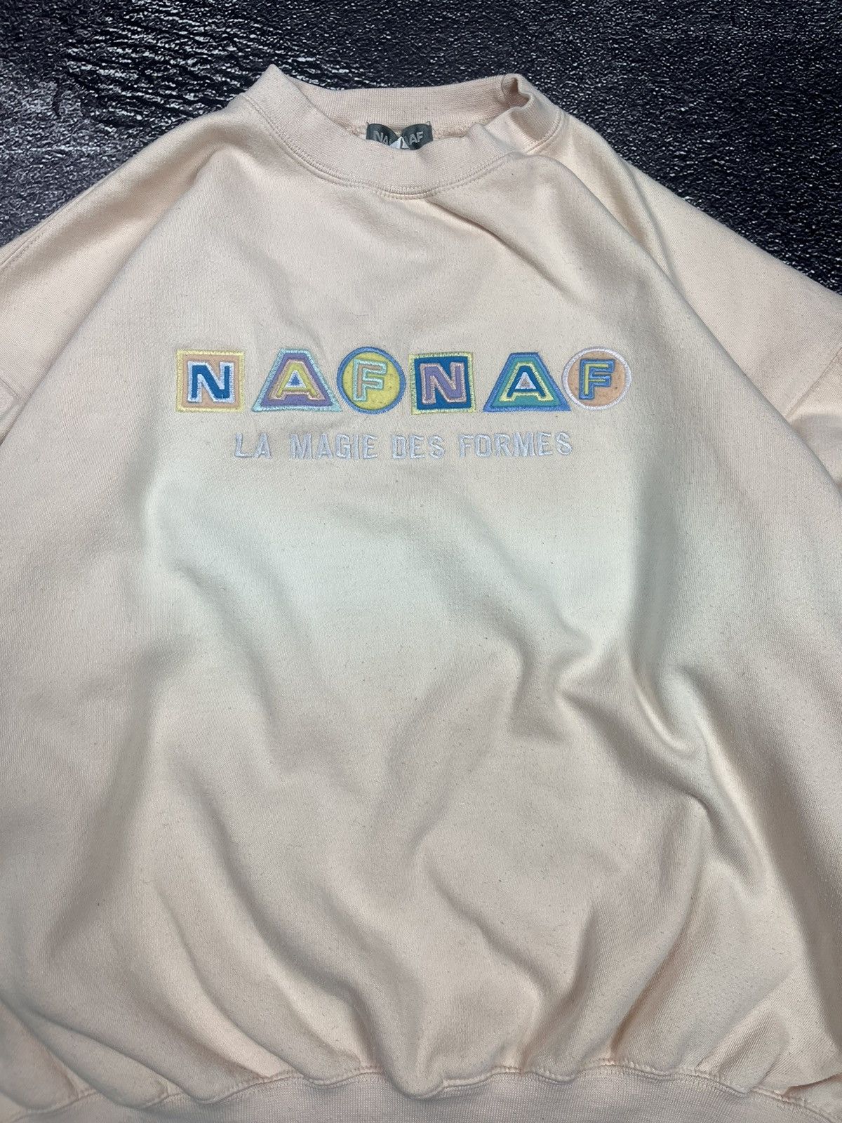 Vintage Naf Naf Big Logo Embroidered Boxy Fit Vintage Sweater Size US M / EU 48-50 / 2 - 3 Thumbnail