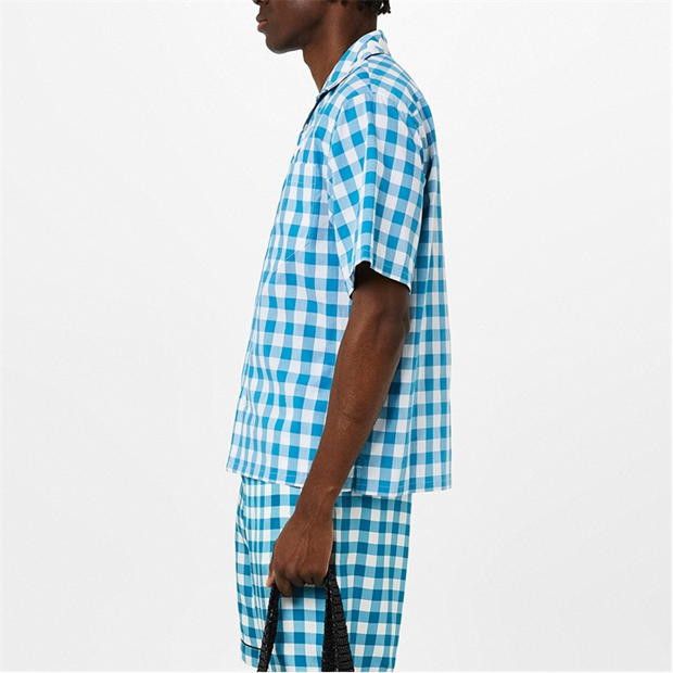 Prada PRADA Vichy Short Sleeve Shirt Size US S / EU 44-46 / 1 - 3 Thumbnail