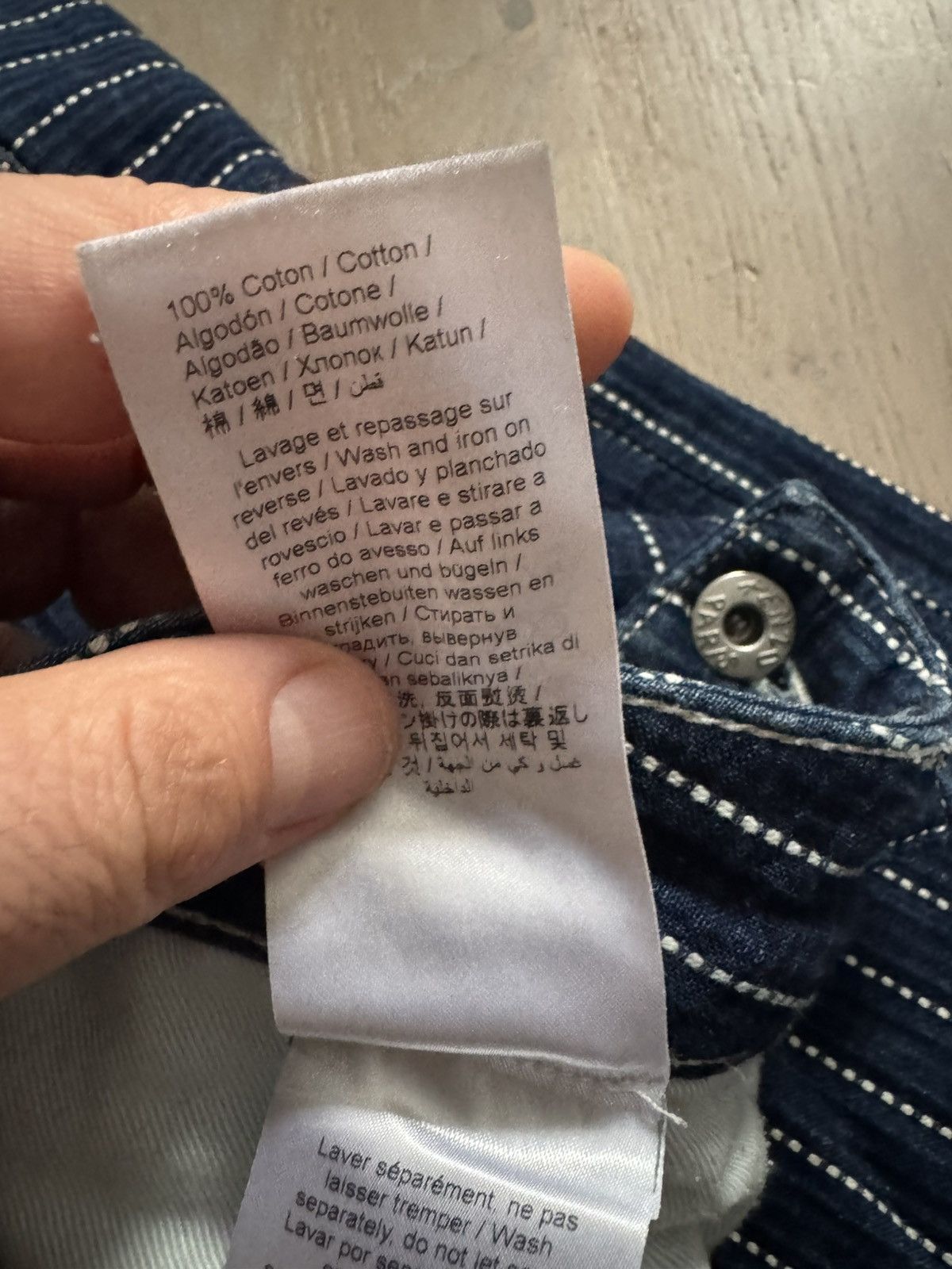 Kenzo KENZO pants STUDY REAL TAPE MEASUREMENTS IN PHOTOS BY TAPE Size US 28 / EU 44 - 16 Thumbnail