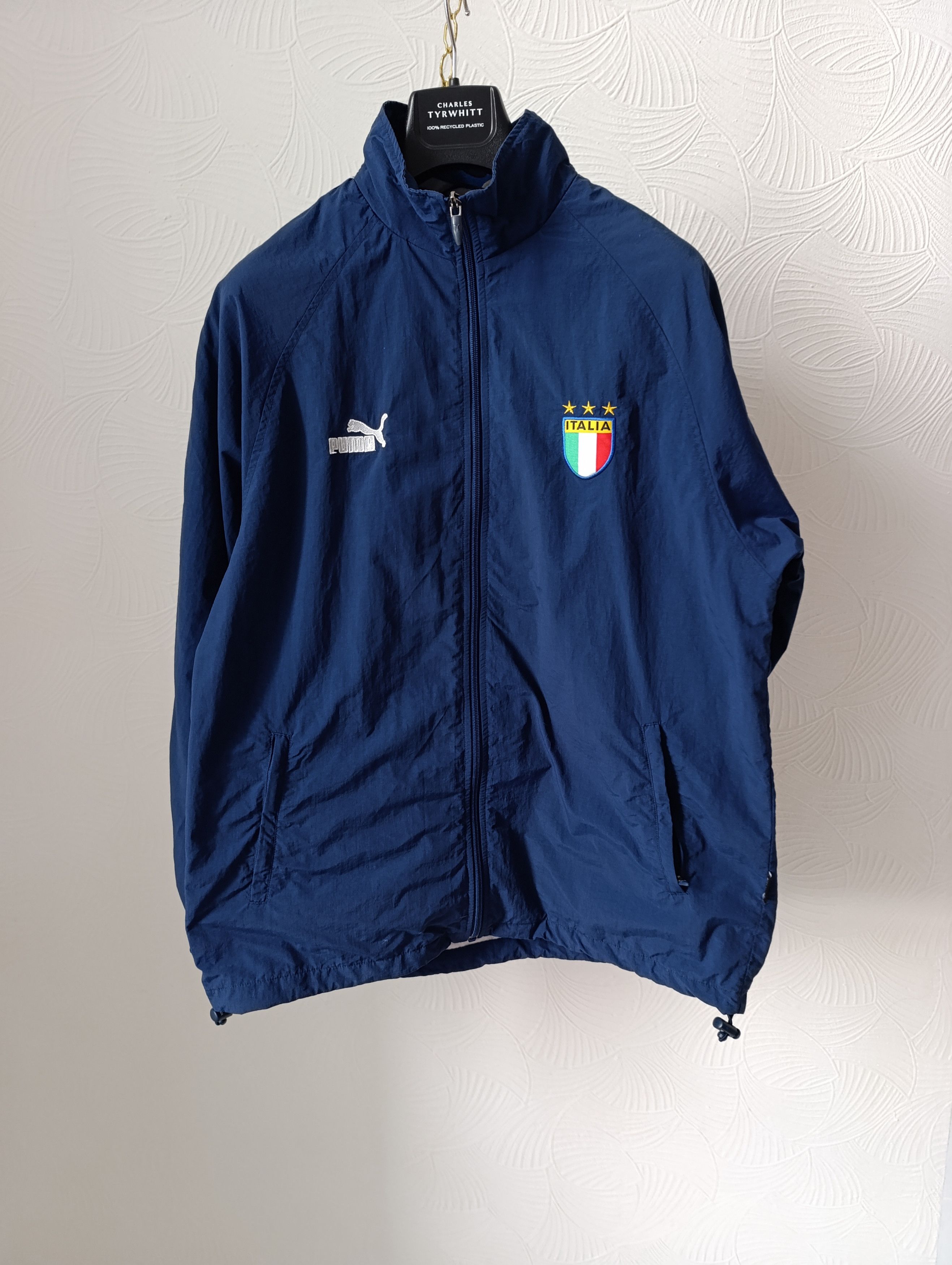 Puma PUMA ITALIA VINTAGE MENS NYLON JACKET ON DRAWSTRINGS Size US L / EU 52-54 / 3 - 1 Thumbnail