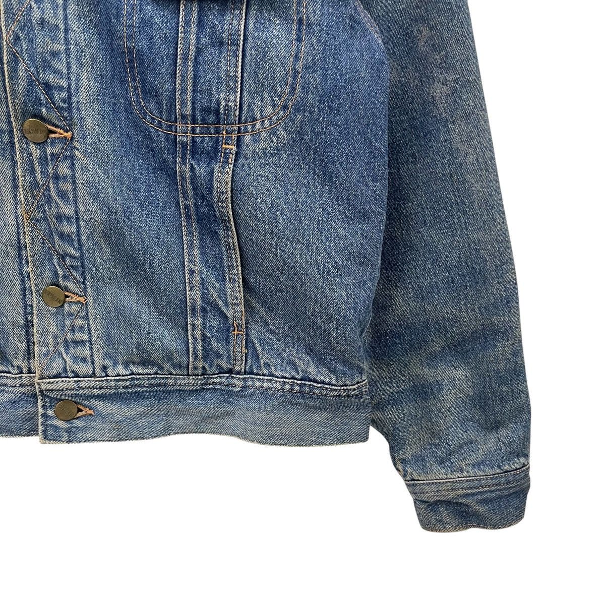 Edwin Vintage Edwin Blanket Lined Denim Trucker Jacket Size US S / EU 44-46 / 1 - 11 Thumbnail