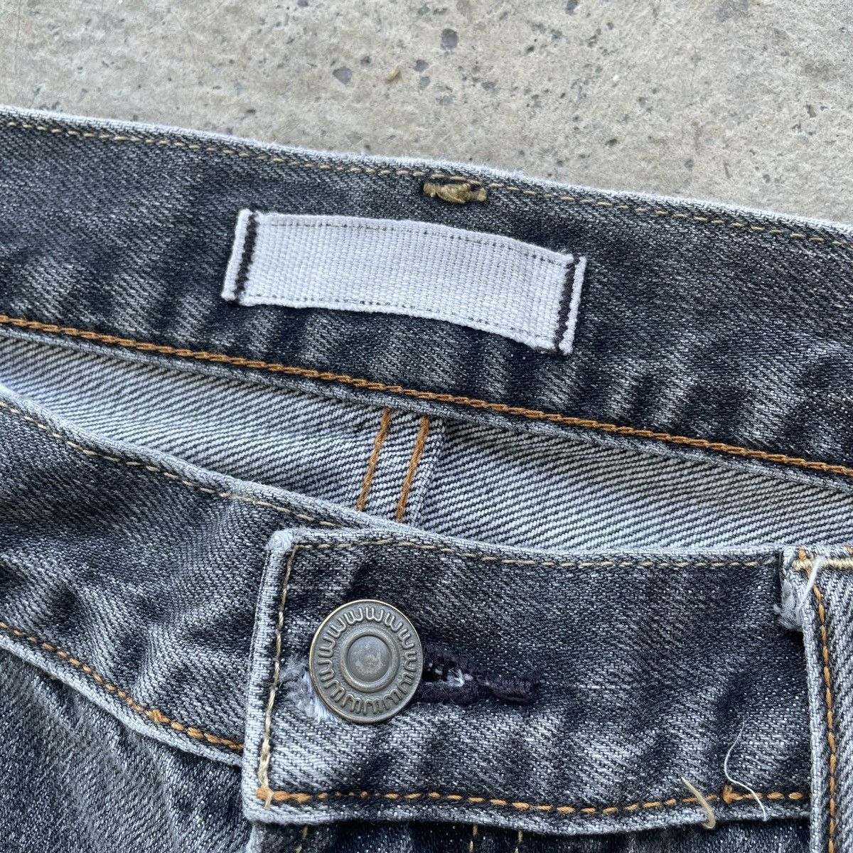 Japanese Brand W33x29 Vintage Japanese Black Faded Denim Jeans Pants Size US 33 - 6 Thumbnail