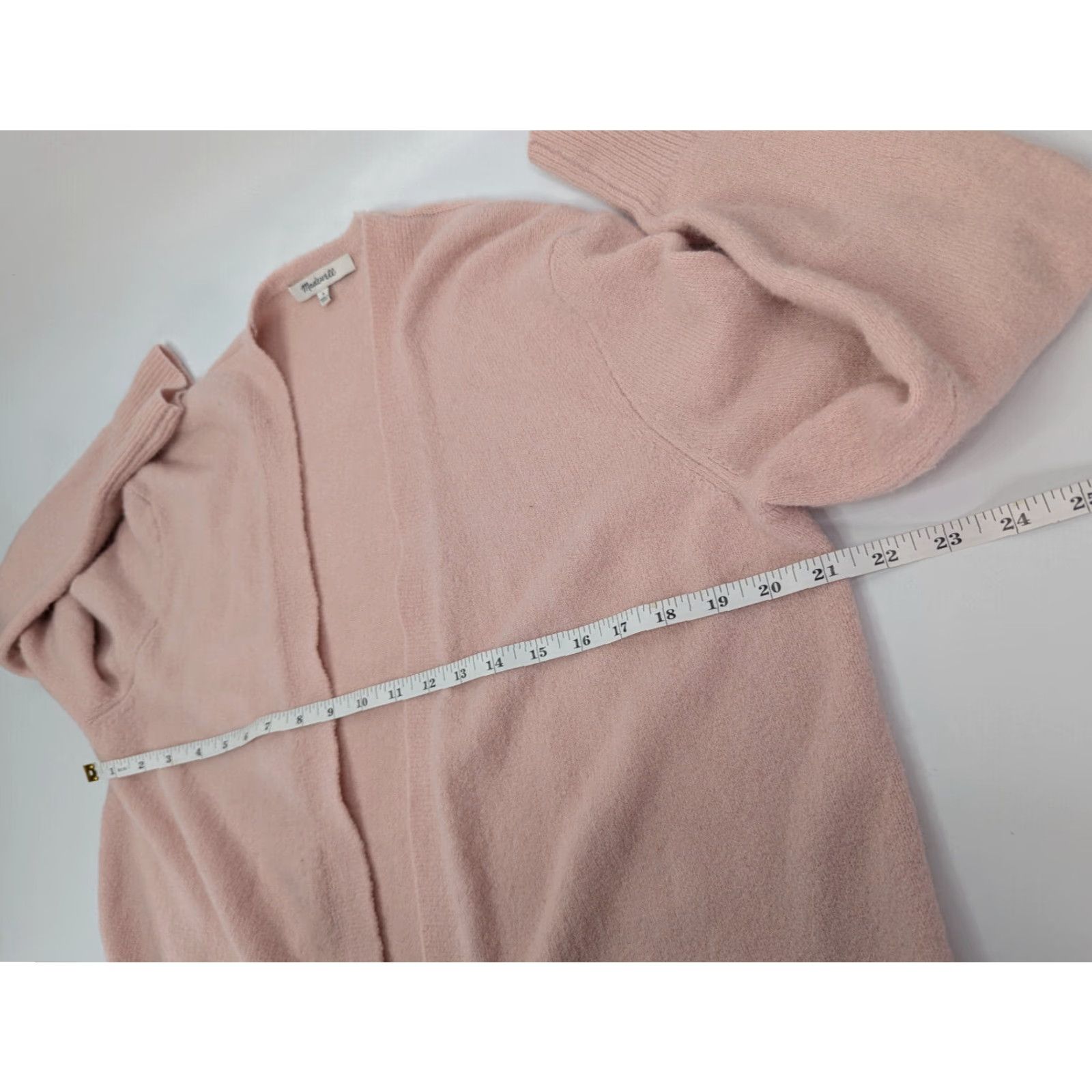 Madewell Madewell Cardigan Open Front Cozy Walker Size S Pink Merino Wool Alpaca Blend J4814 Sweater Women Size S / US 4 / IT 40 - 5 Thumbnail