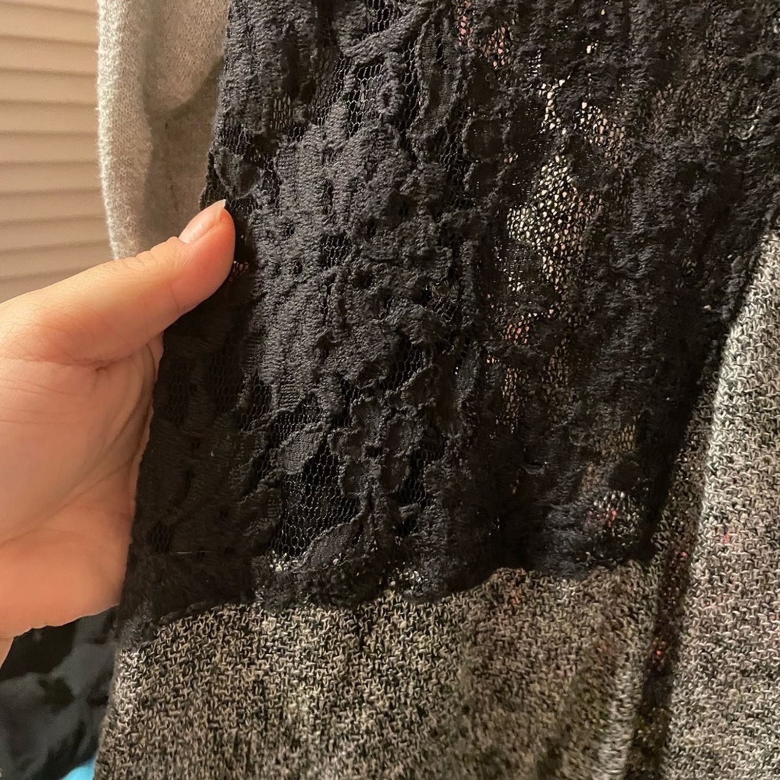 Free People FREE PEOPLE COLOR BLOCK LACE PULLOVER Size S / US 4 / IT 40 - 5 Thumbnail