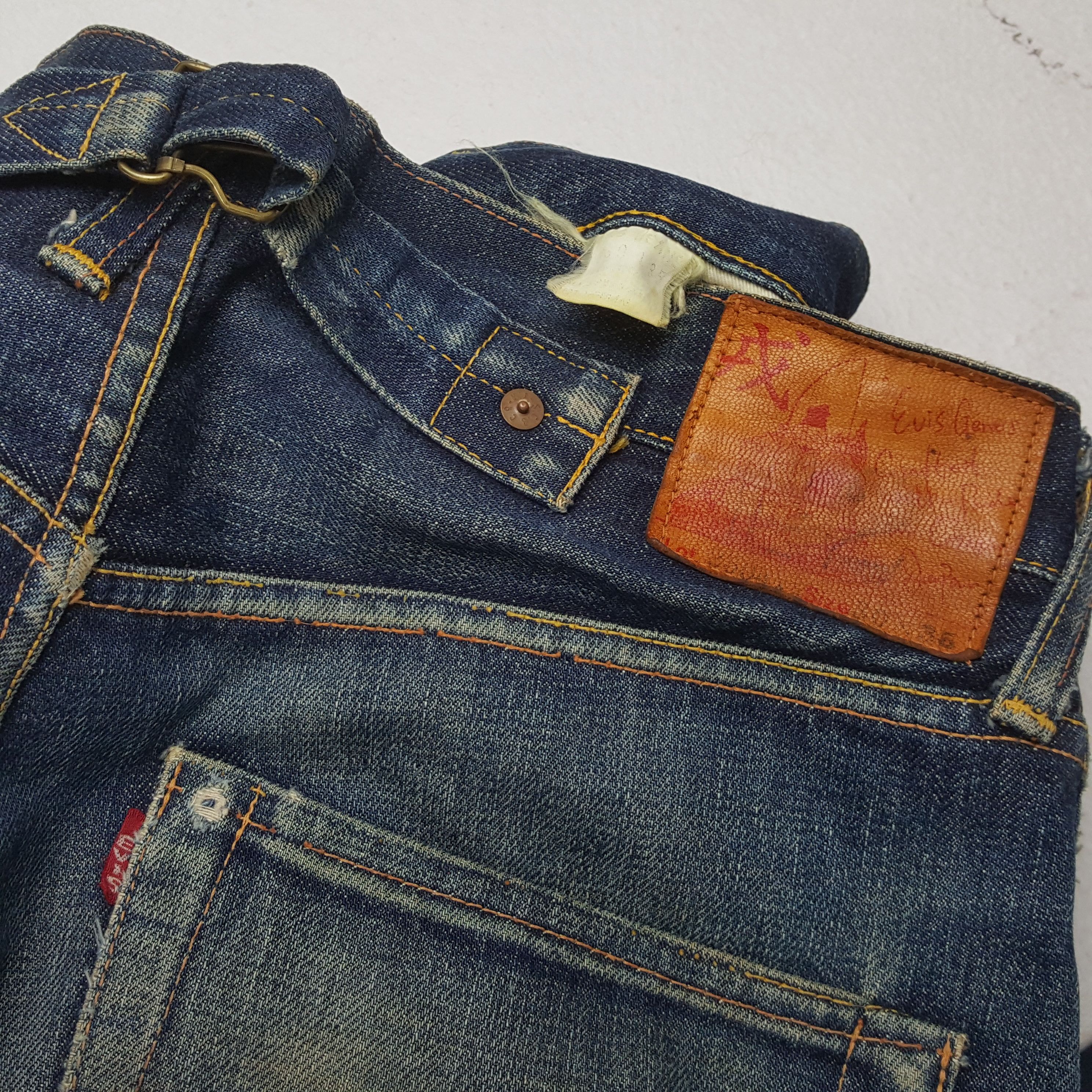 Evisu EVIS Japanese Brand Streetwear Custom Daicock Jeans Size US 29 - 15 Thumbnail