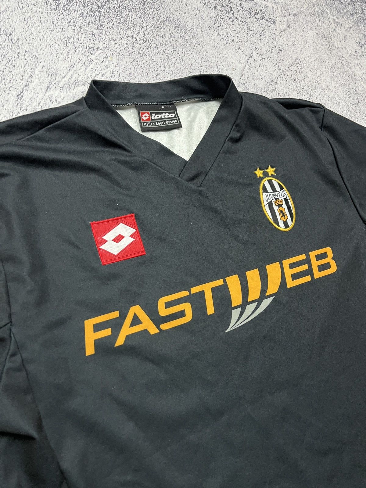 Lotto Sport Vintage Juventus 2001/02 Away Soccer Jersey Nedved #11 Rare Size US S / EU 44-46 / 1 - 9 Thumbnail