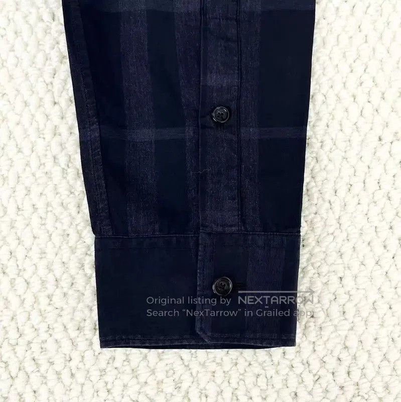 Burberry Burberry Men's Black Gray Plaid Long Sleeve Shirt. Size US M / EU 48-50 / 2 - 4 Thumbnail