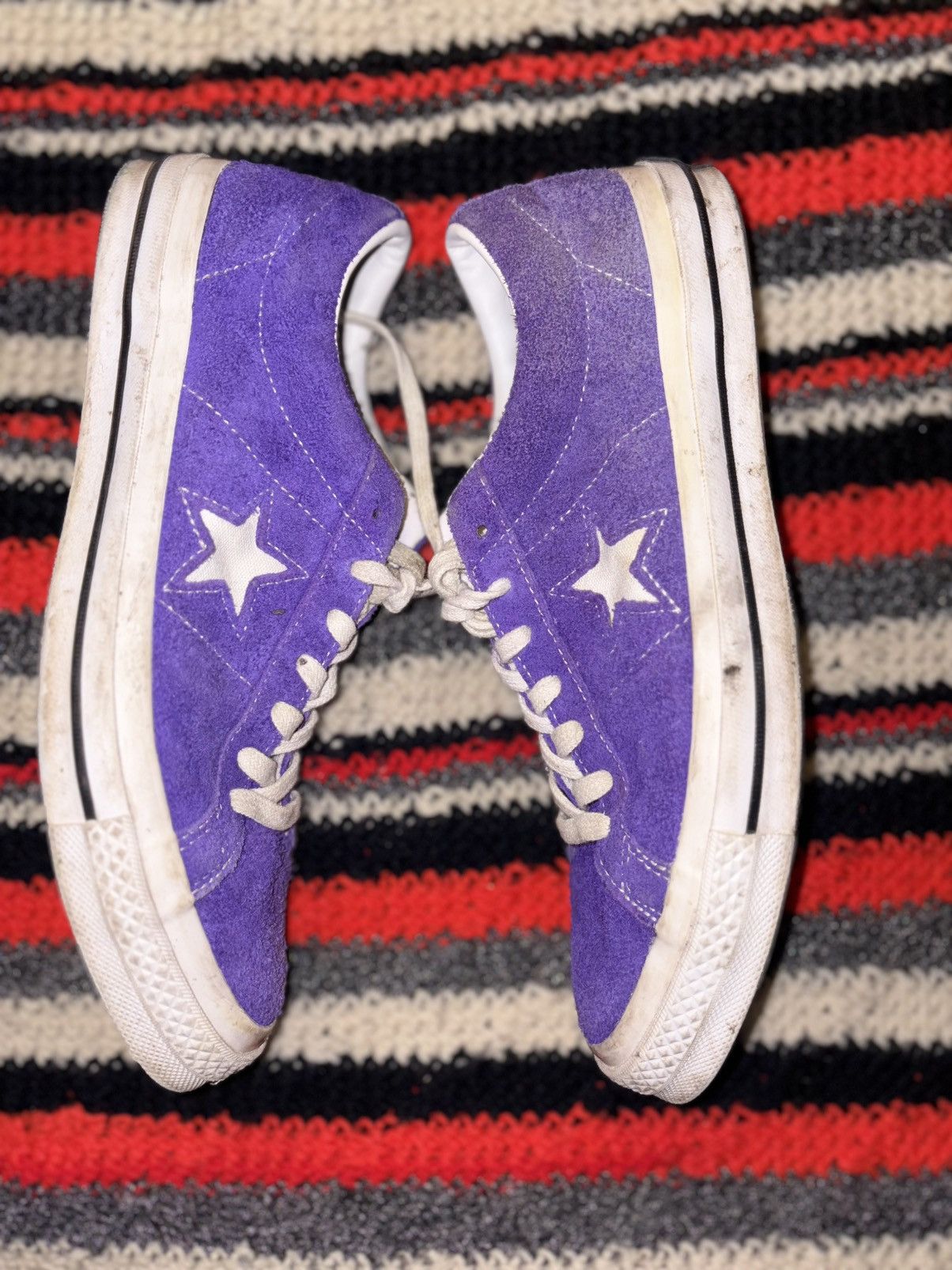 Converse × Vintage Converse One Star Purple Size US 9 / EU 42 - 1 Thumbnail